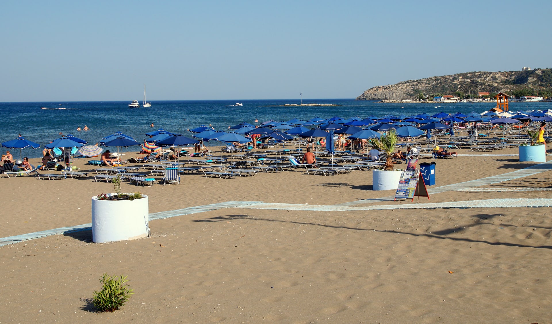 Badeferien im Apollo Blue Hotel ab Rhodos: Faliraki Strand Rhodos Griechenland