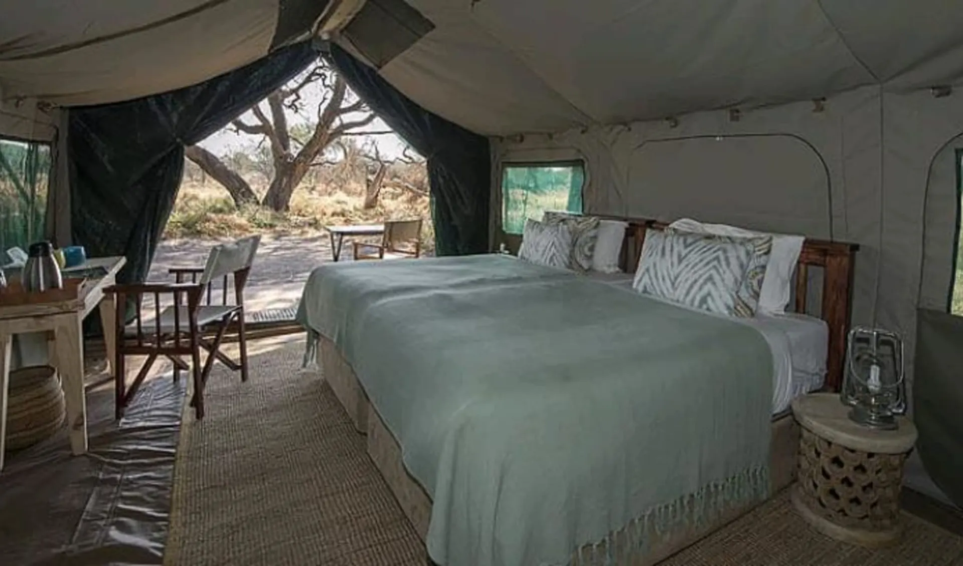 Gomoti Plains Camp in Okavango Delta: Gomoti Tented Camp