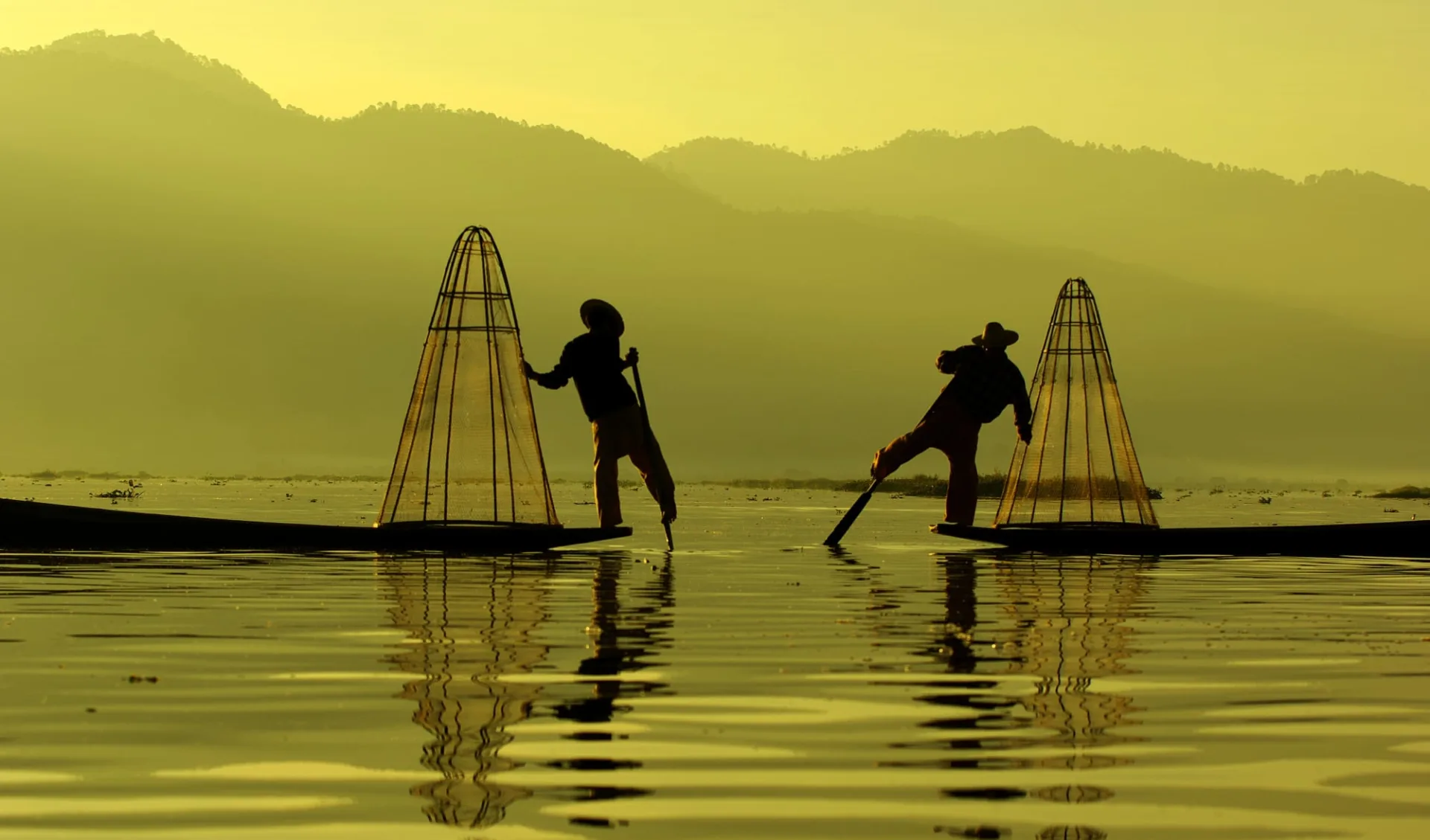 Myanmar - Land der Tempel und Pagoden ab Mandalay: Inle Lake fisherman