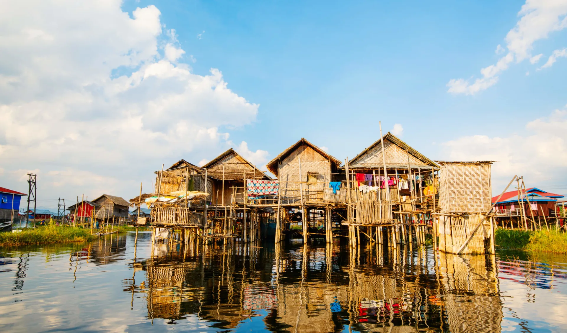 Das Goldene Land ab Yangon: Inle Lake Floating Village