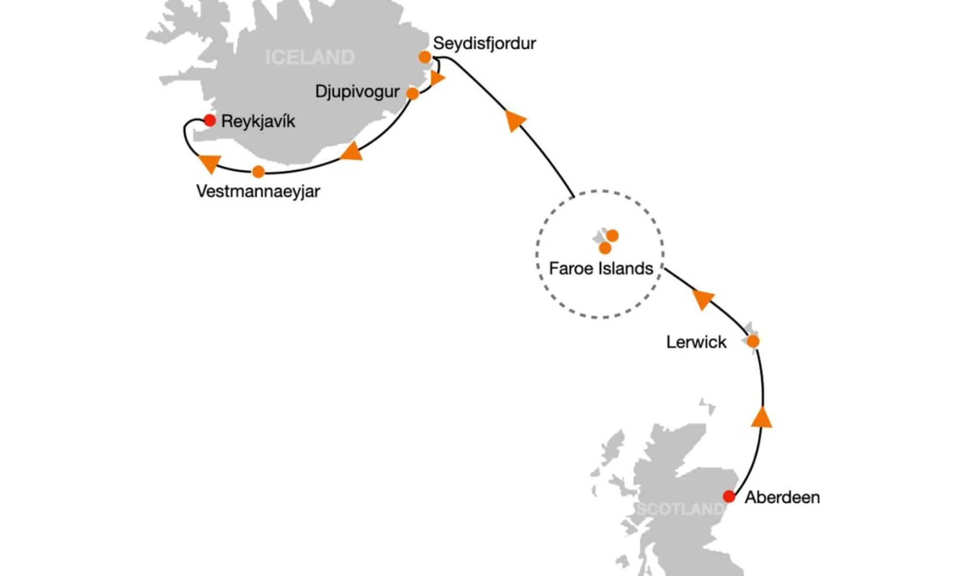 Inselträume am Rande der Arktis ab Edinburgh: Inselträume am Rande der Arktis