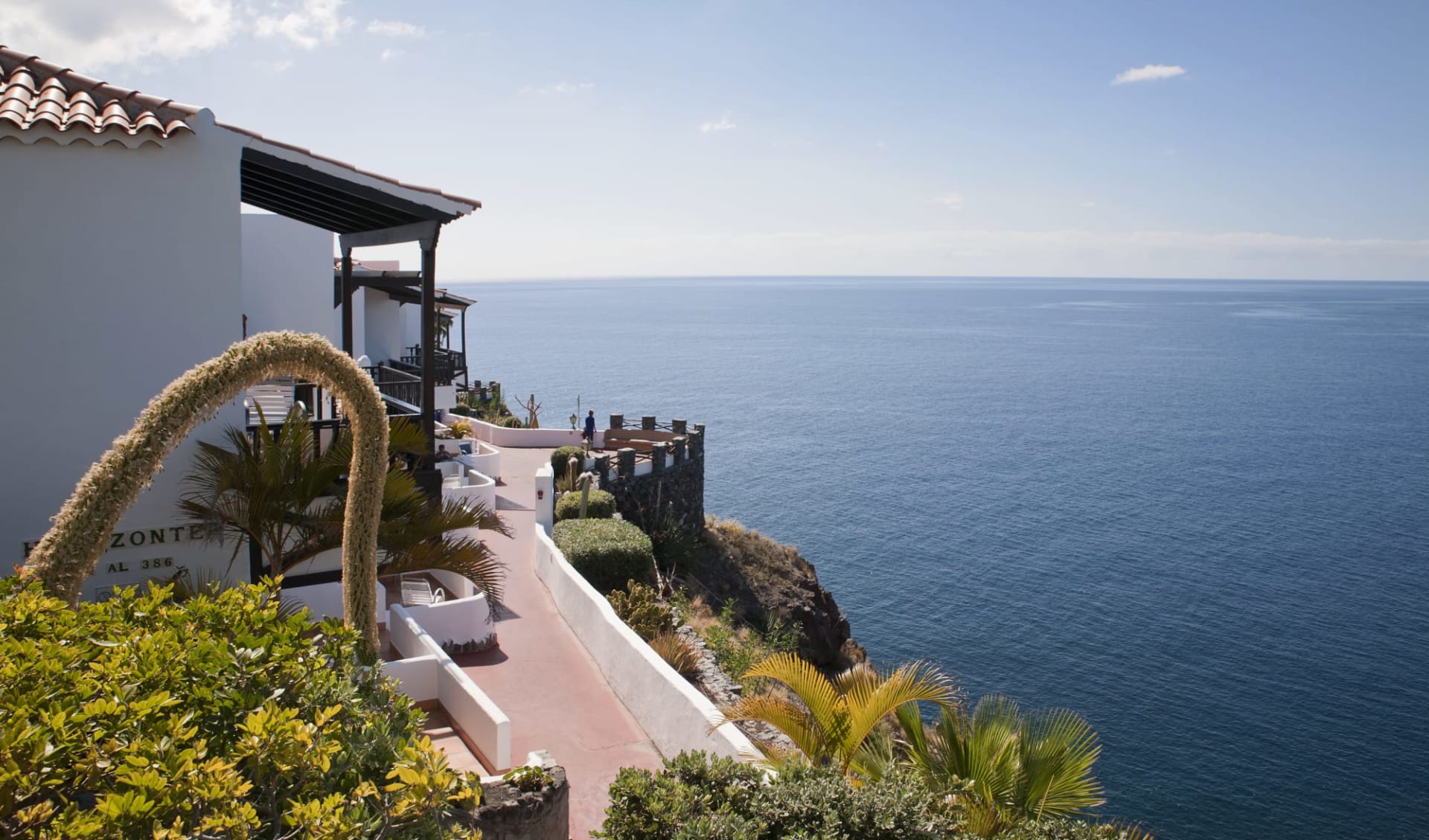 Hotel Jardín Tecina in La Gomera: JardinTecina_Aussicht