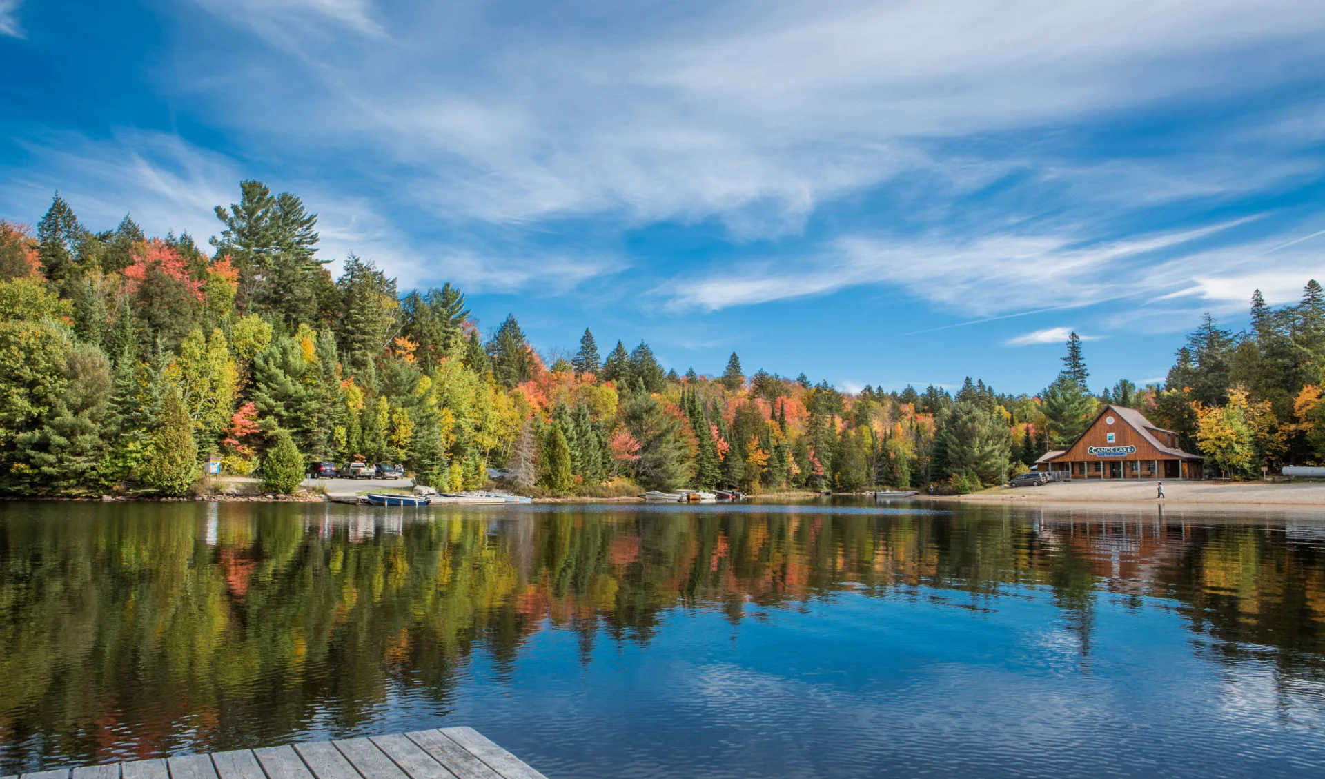 Ontarios charmante Country Inns ab Toronto: Kanada - Algonquin Provincial Park - Aussicht auf See