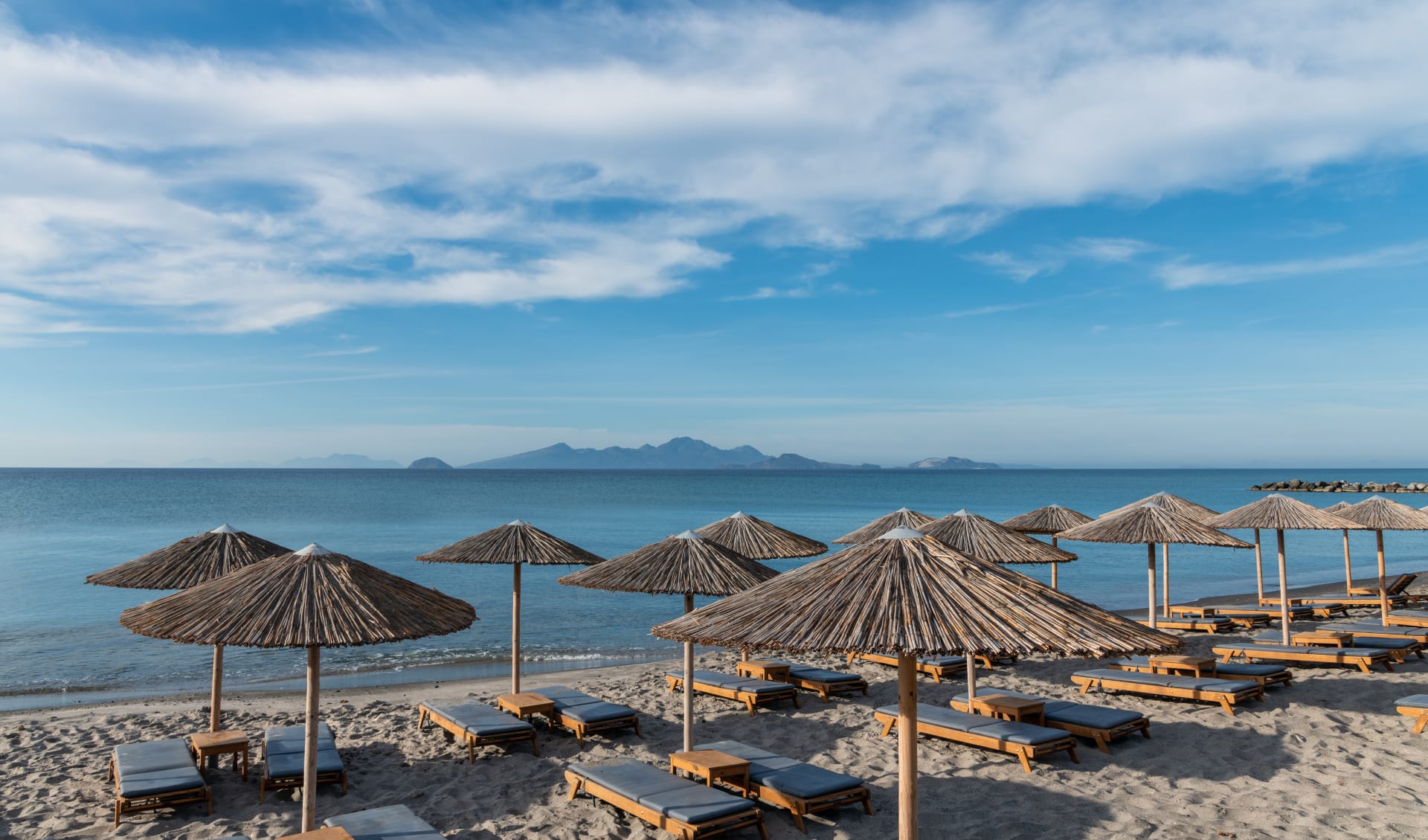 Badeferien im Mitsis Blue Domes Resort & Spa ab Kos: Kardamena Beach Kos Griechenland