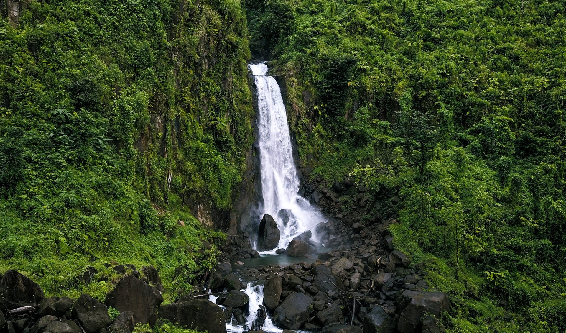 Trafalgar Falls, Dominica, Karibik