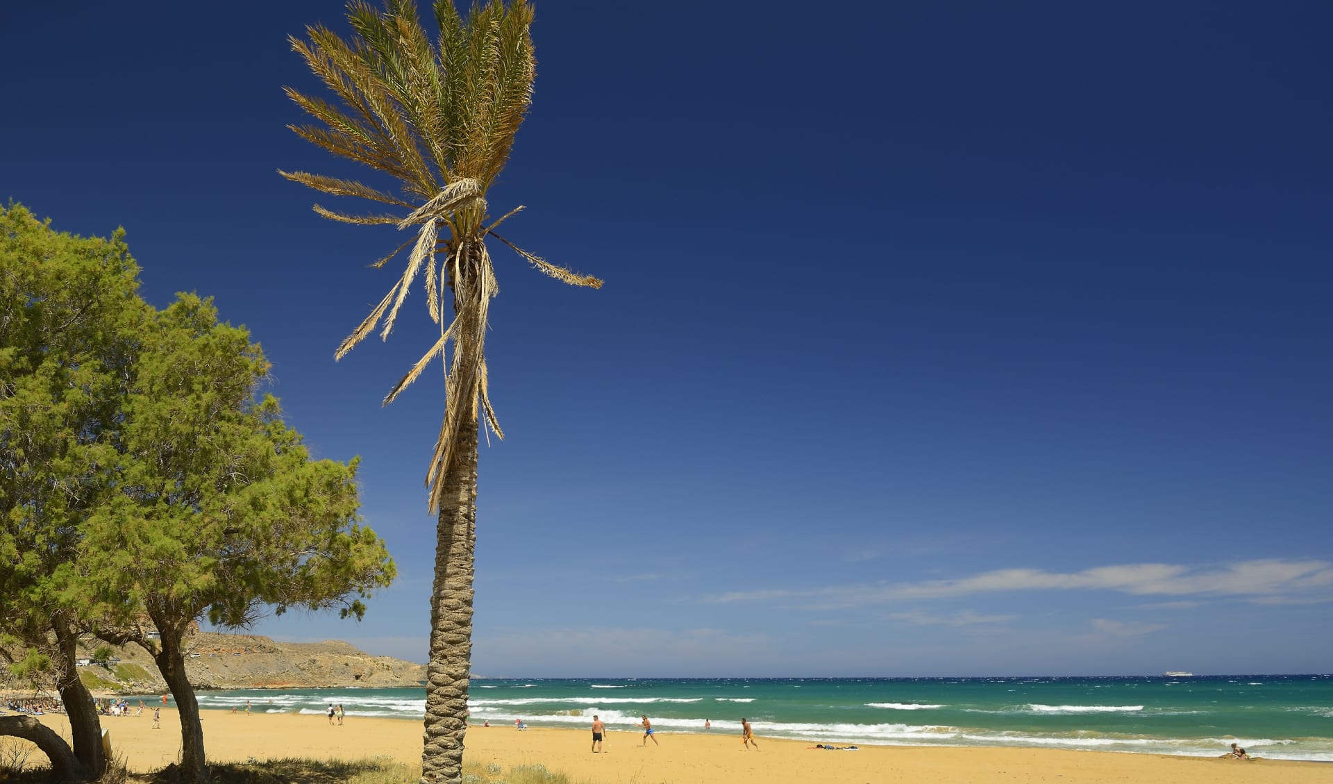 Badeferien im Mitsis Rinela Beach Resort & Spa ab Heraklion: Kokkini Hani Palme Kreta GR