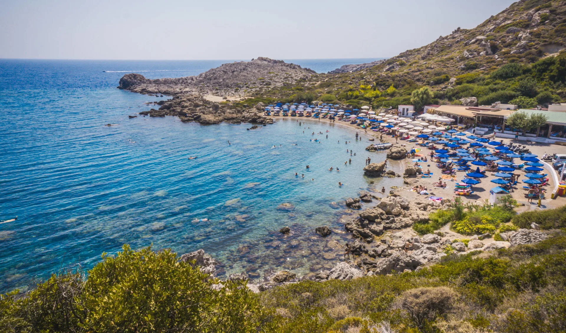 Badeferien im Apollo Blue Hotel ab Rhodos: Ladiko Bay Rhodos Griechenland