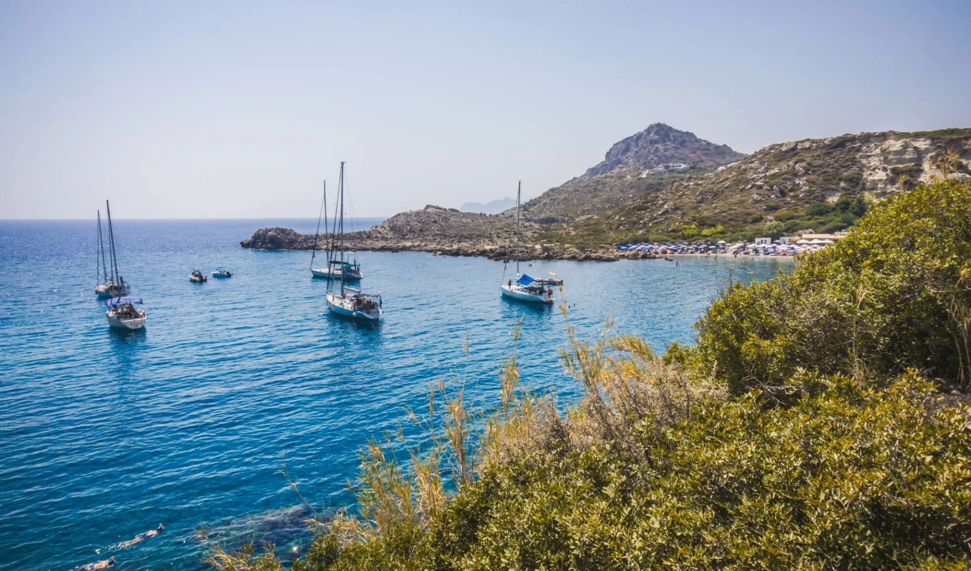 Badeferien im Mitsis Faliraki Beach Hotel & Spa ab Rhodos: Ladiko Beach Rhodos Griechenland