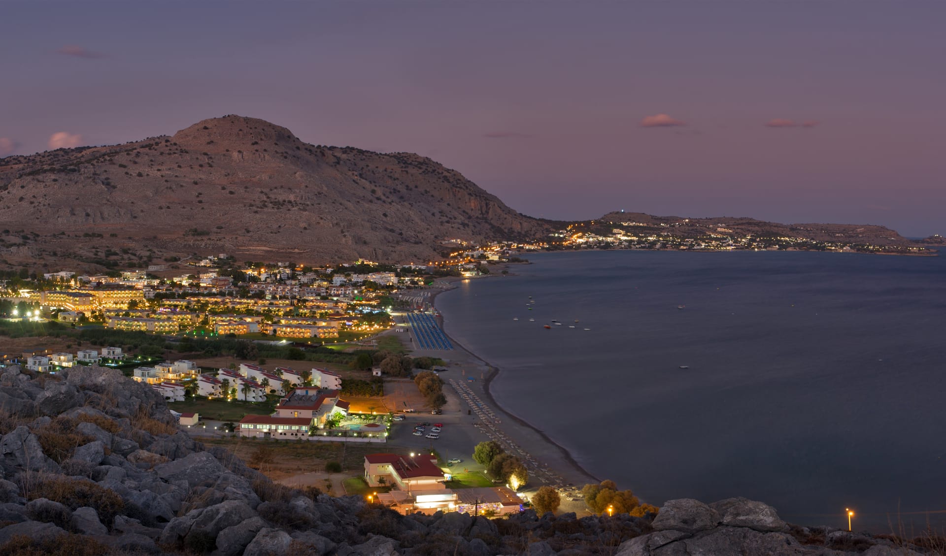 Badeferien im Lindos Princess Beach Hotel ab Rhodos: Lardos Sunset Rhodos Griechenland