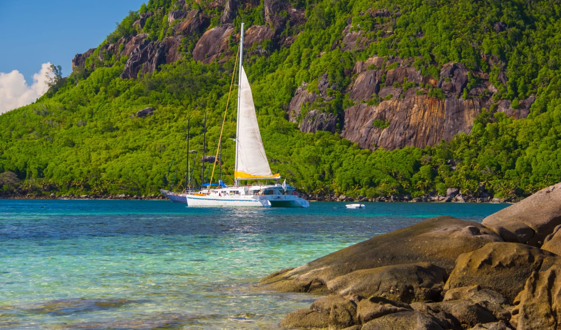 Cocktail Praslin ab Mahé: Le Gauguin - sailing 2