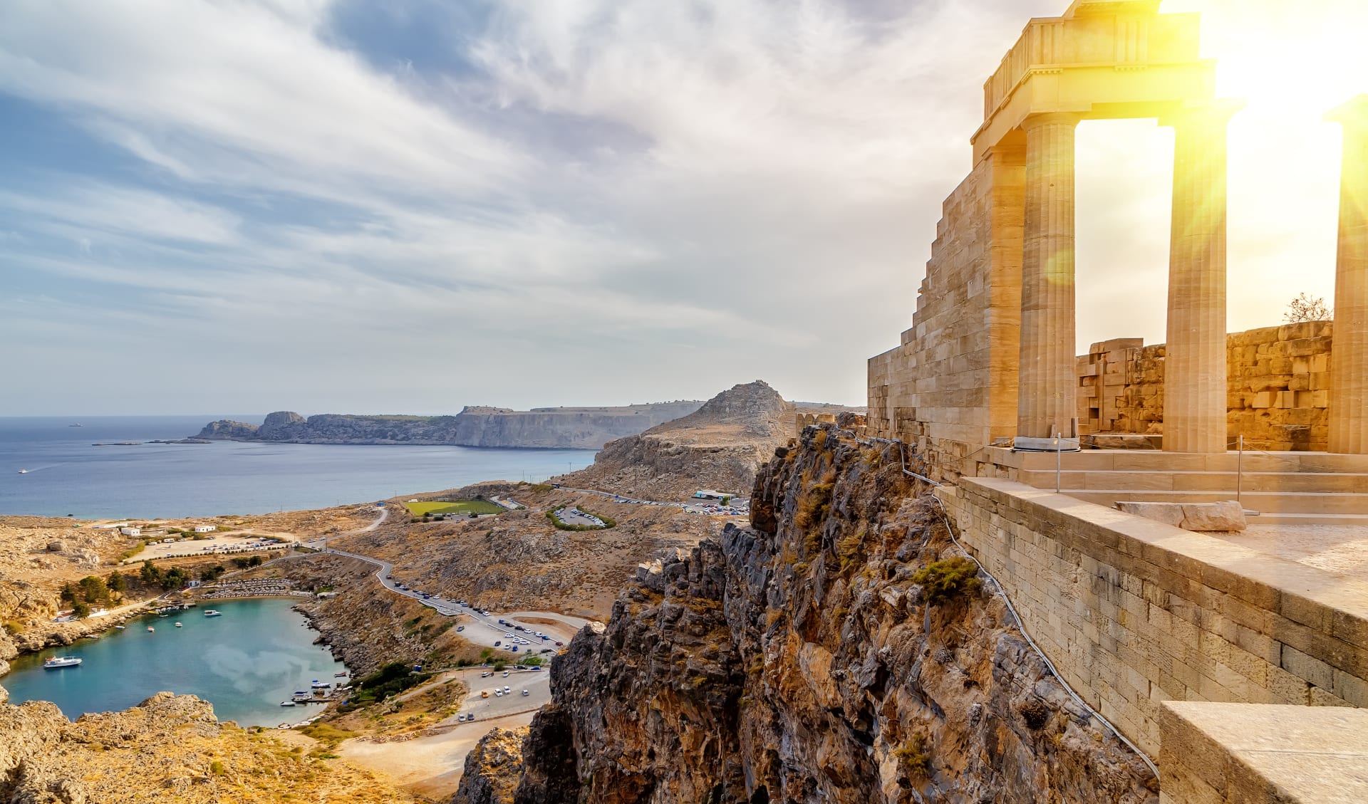 Badeferien im Lindos Blu Luxury Hotel & Suites ab Rhodos: Lindos Akropolis Rhodos Griechenland