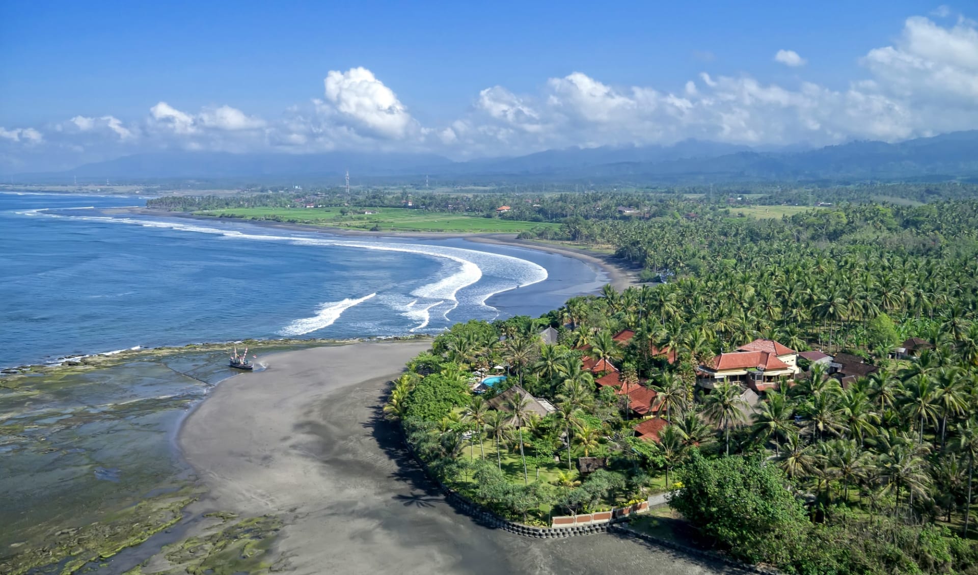 Puri Dajuma in Nordbali: Aerial View