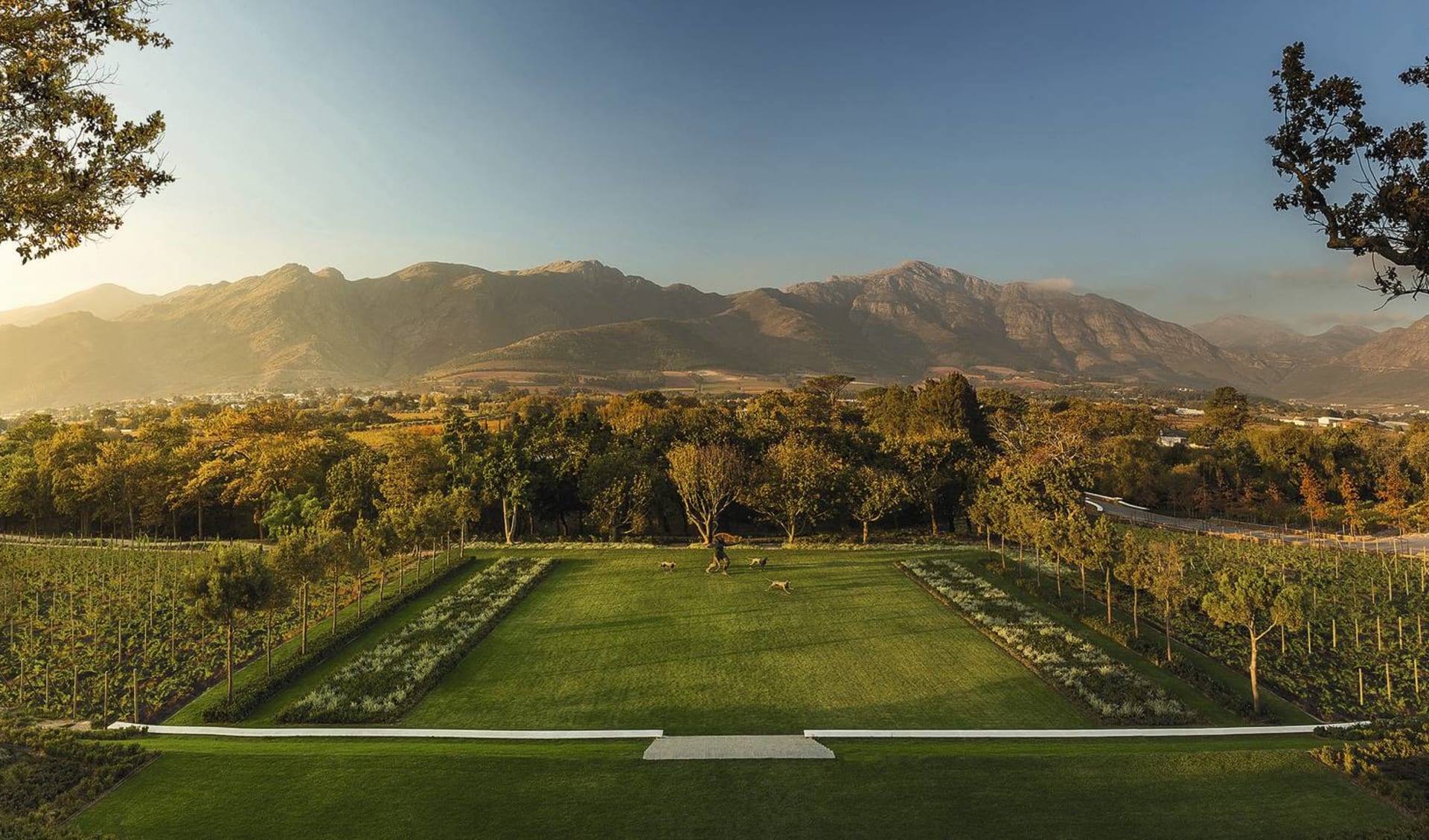 Le Quartier Francais in Franschhoek:  Leeu Collection - Aussenansicht Umgebung