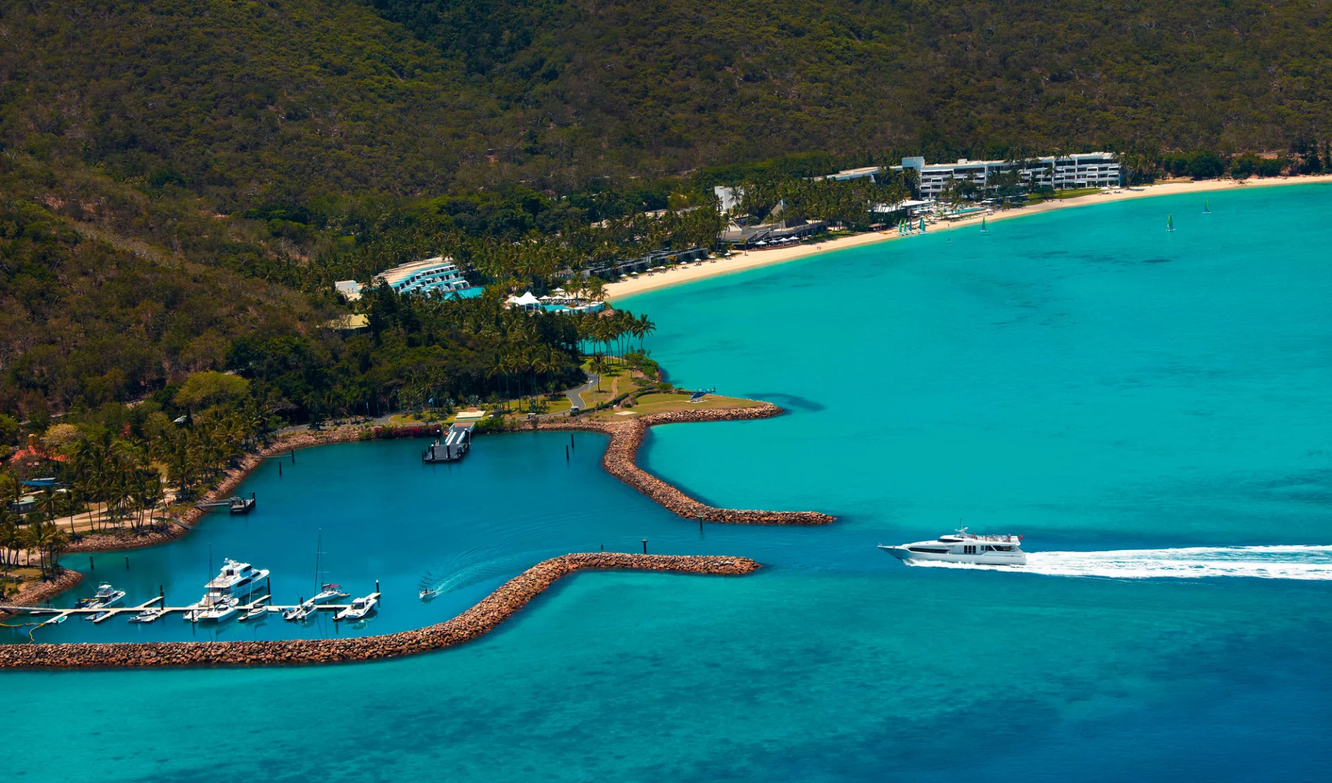 Intercontinental Hayman Island Resort:  One&Only Hayman Island - Vogelperspektive