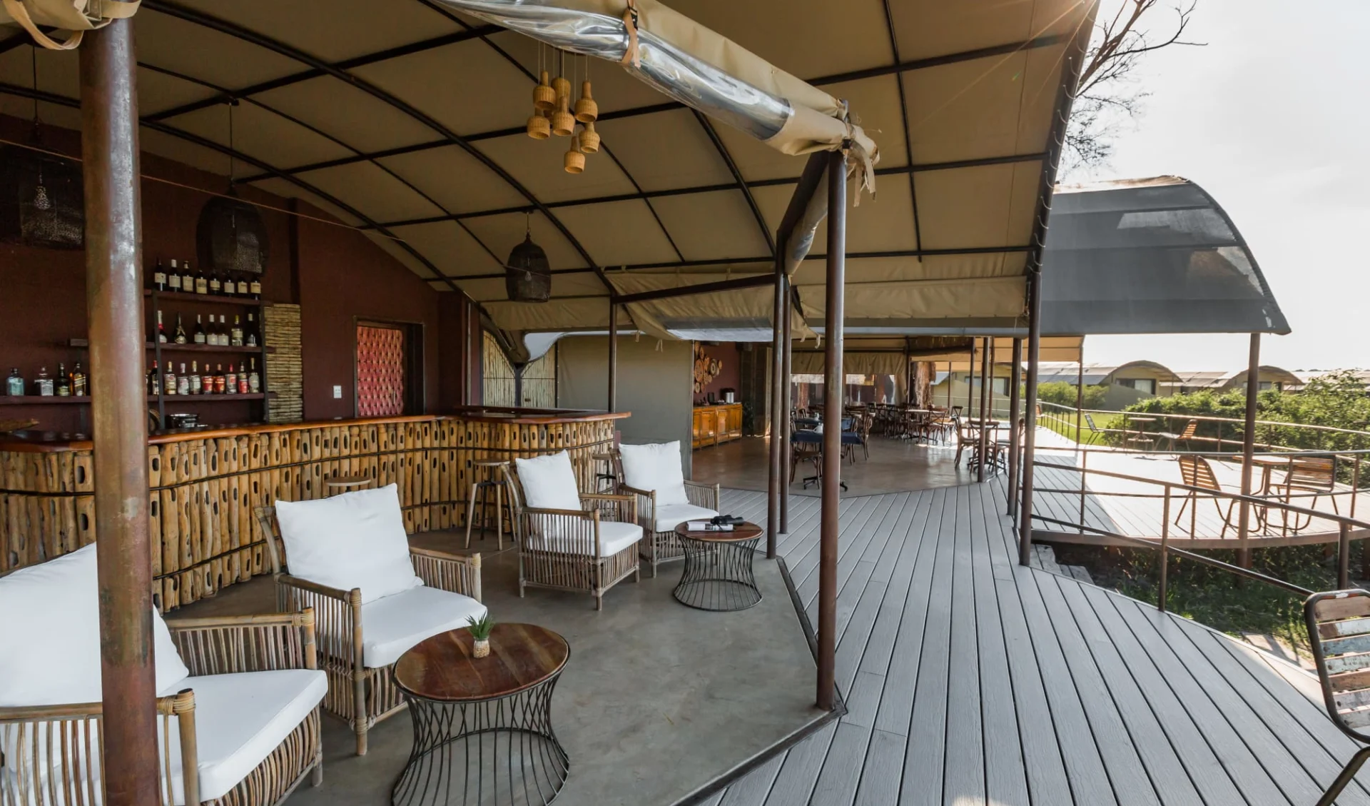 Serondela Lodge in Zambesi (Caprivi): Lounge