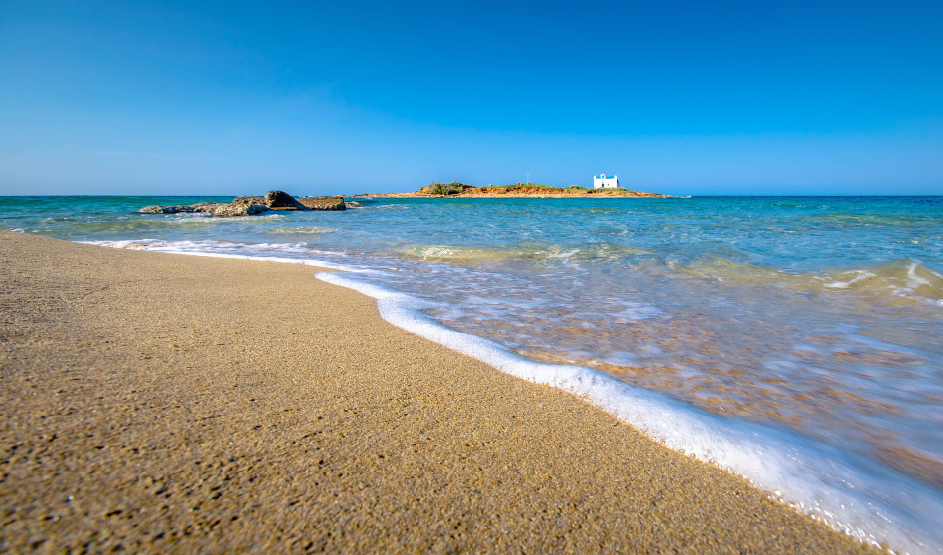 Badeferien im Hotel Kernos Beach ab Heraklion: Malia Beach Meer Kreta GR