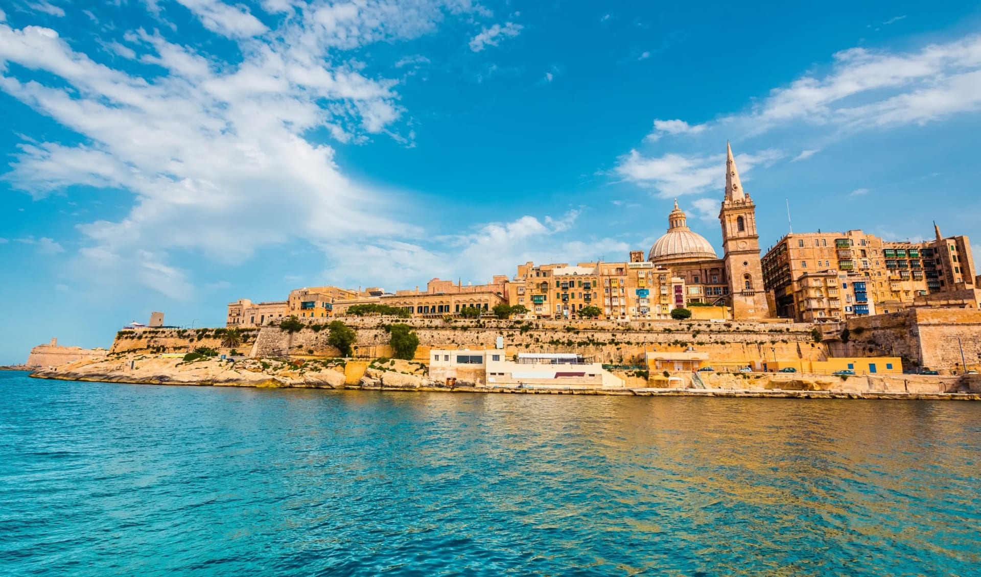 Badeferien im AX The Palace ab Sliema: Malta - Valetta vom Wasser aus