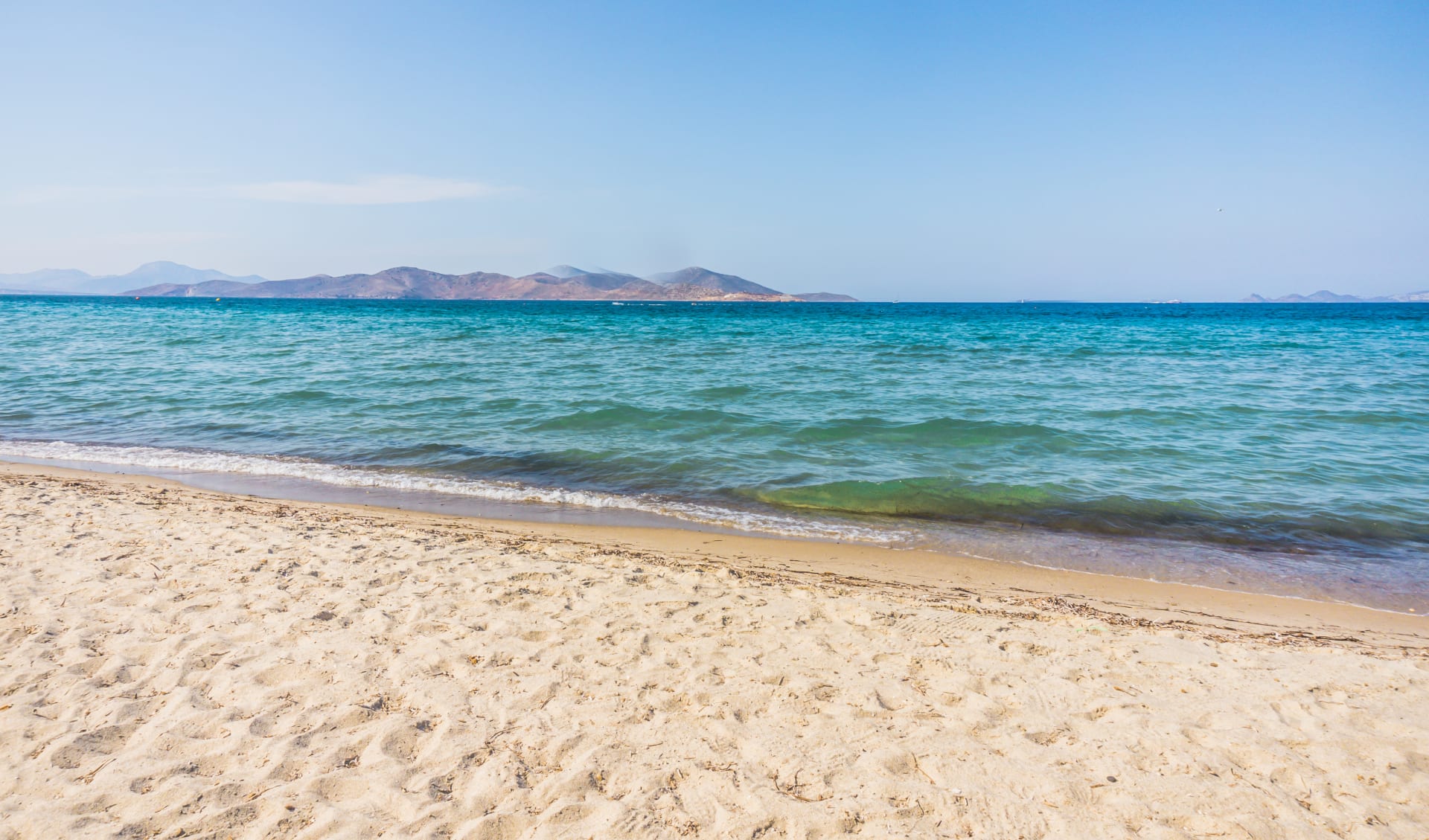 Badeferien im Caravia Beach Hotel ab Kos: Marmari Strand Meer Kos Griechenland