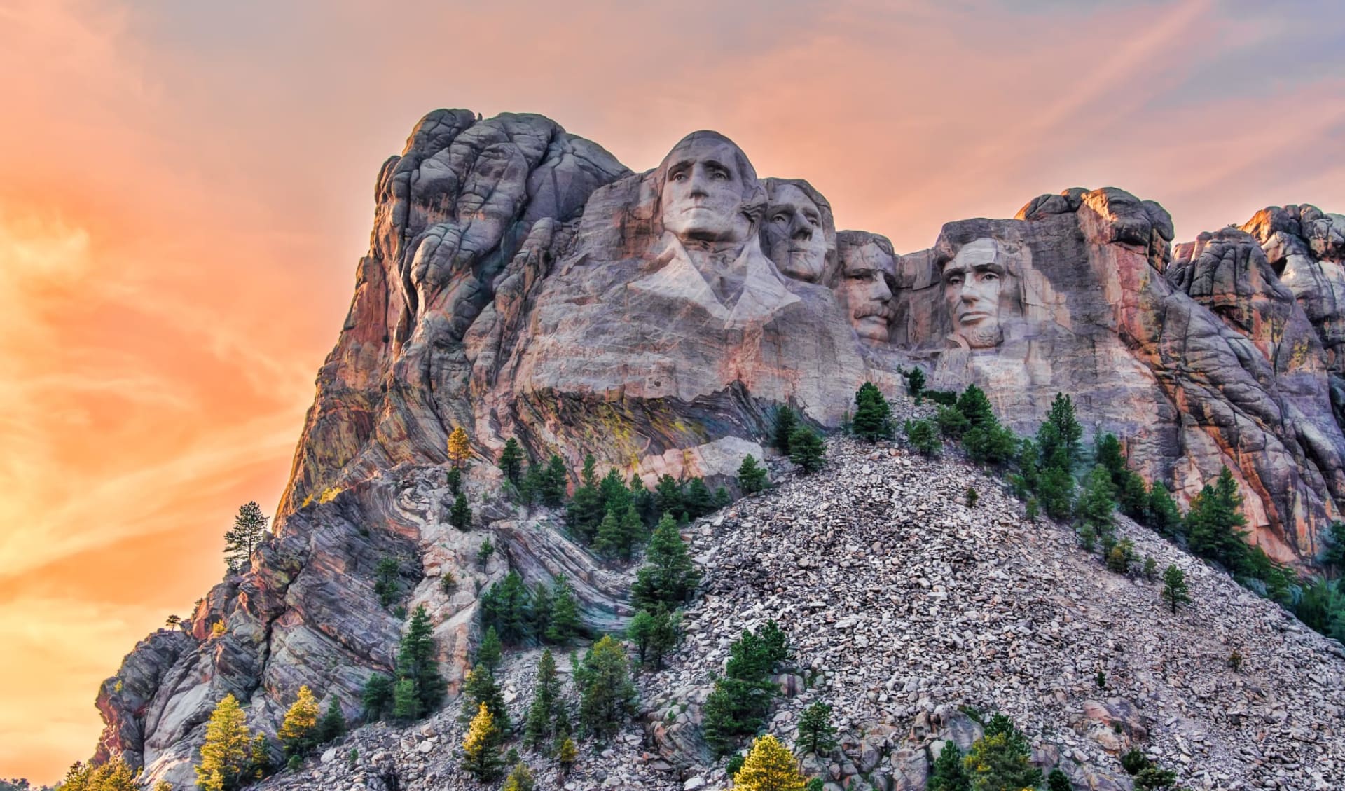 Auf den Spuren des Wilden Westens ab Denver: Mount_Rushmore_National_Memorial_South Dakota_USA