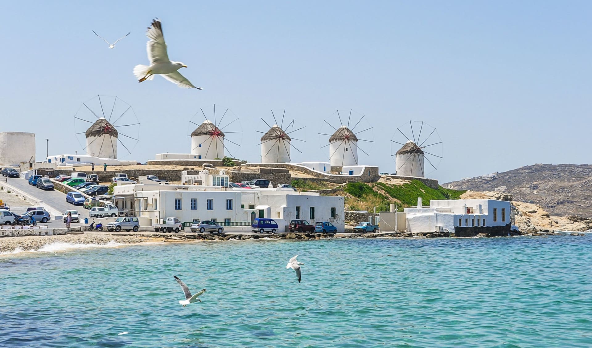 Badeferien im Mykonos Grand Hotel & Resort: Mykonos_Hafen_Stadt_