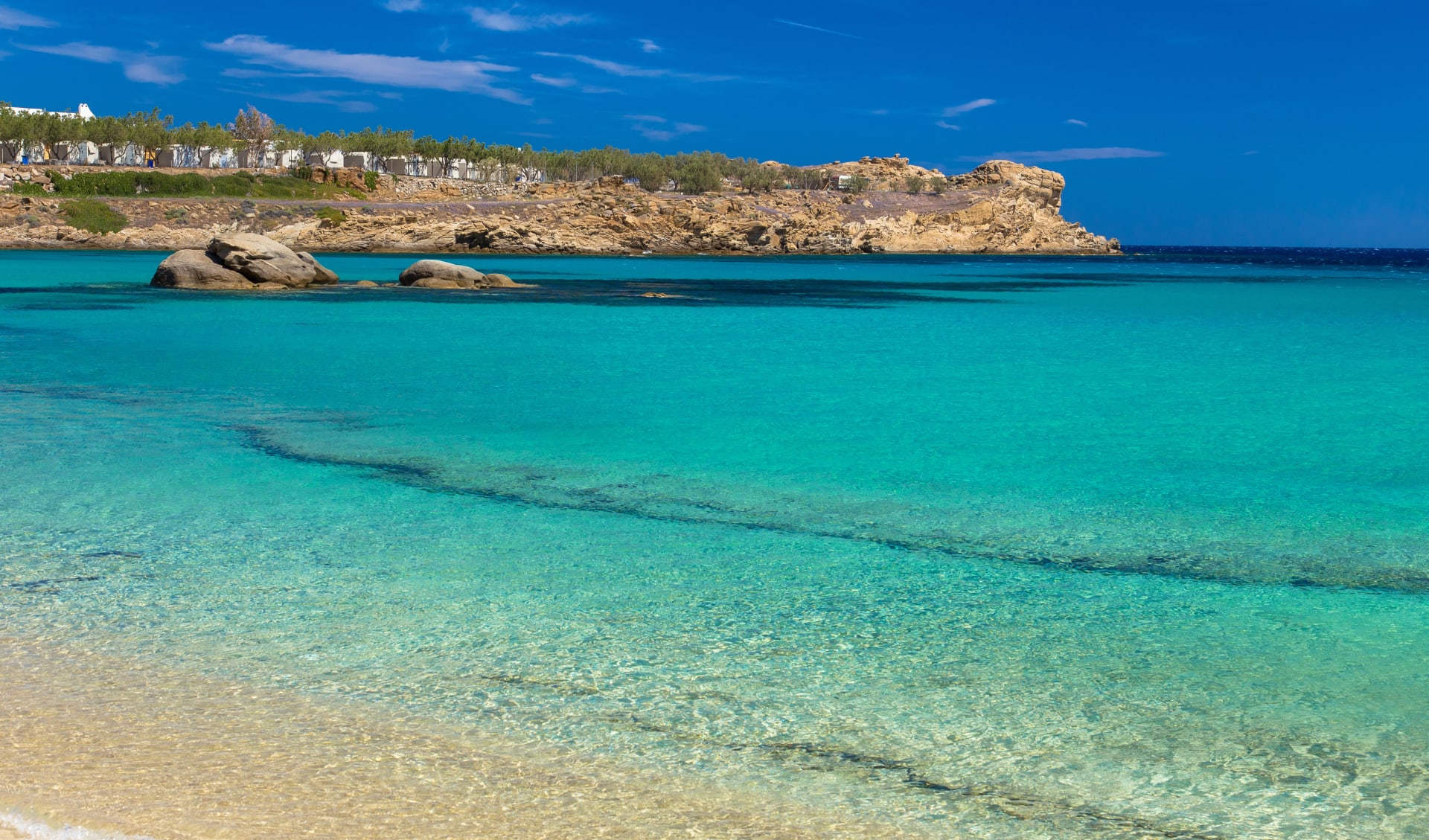 Badeferien im Myconian Villa Collection ab Mykonos: Mykonos_Meer_