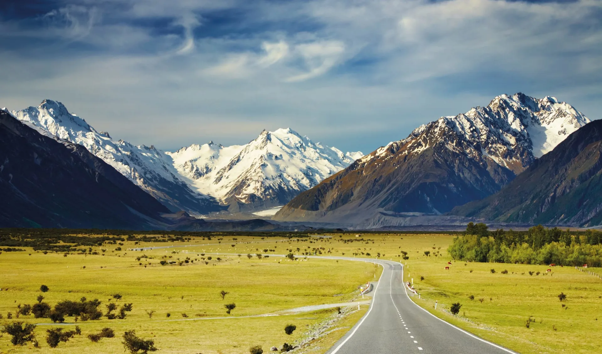 Faszination Südinsel ab Christchurch: Neuseeland - Südinsel - die südlichen Alpen