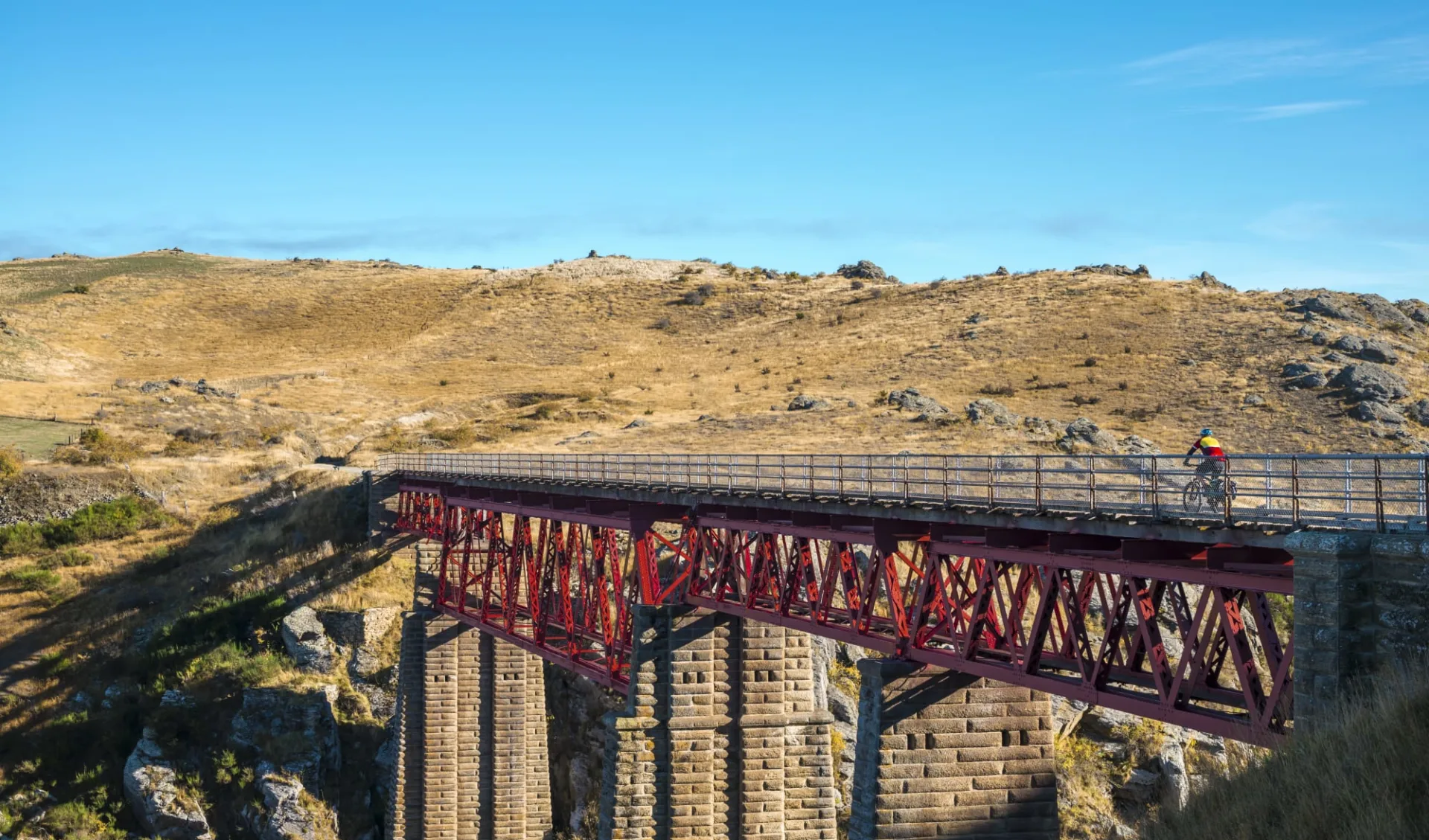 Cycle Otago Rail Trail ab Queenstown: Otago_Rail_Trail_Brücke_Südinsel_Neuseeland