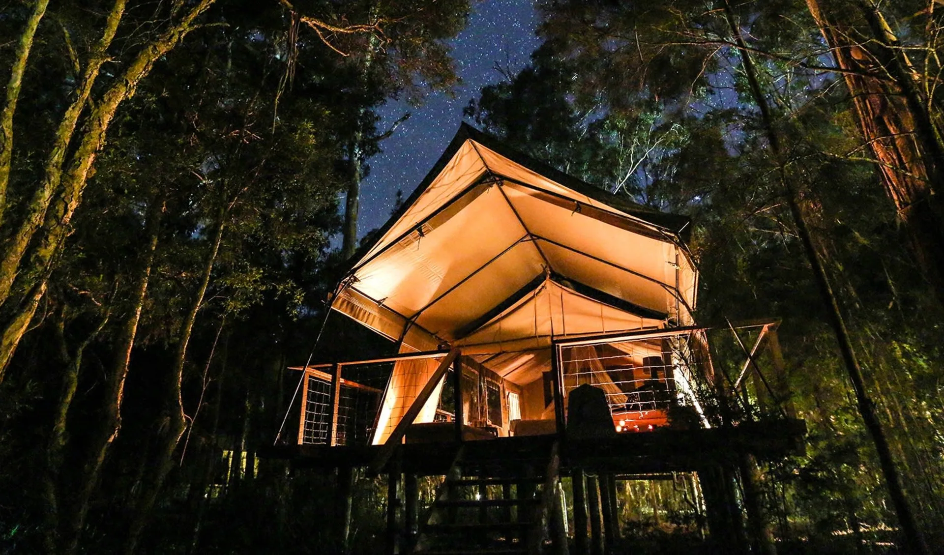 Paperbark Camp in Huskisson: Paperbark camp_night