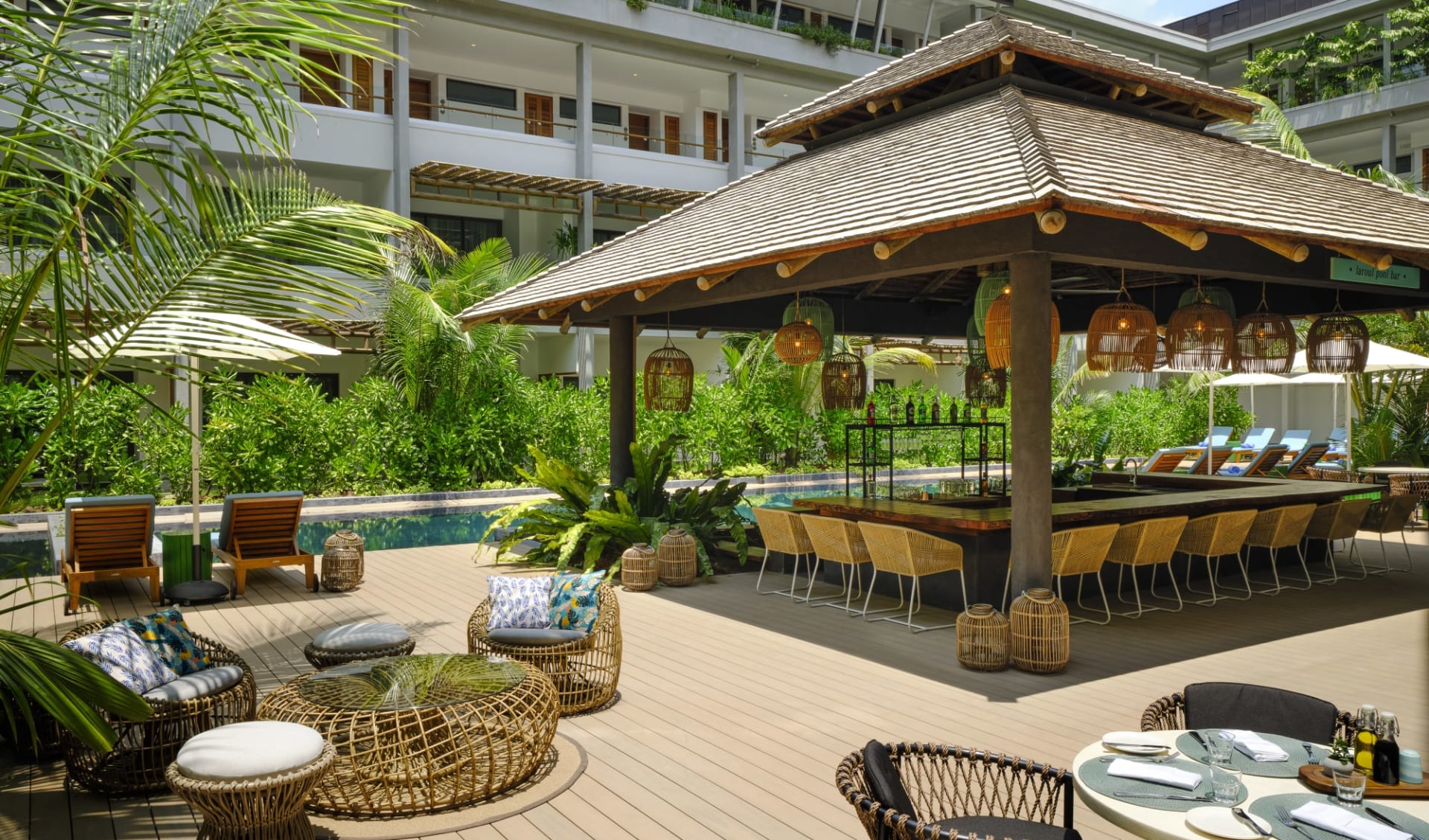 laïla, A Marriott Tribute Portfolio Resort in Mahé:  Pool Bar1