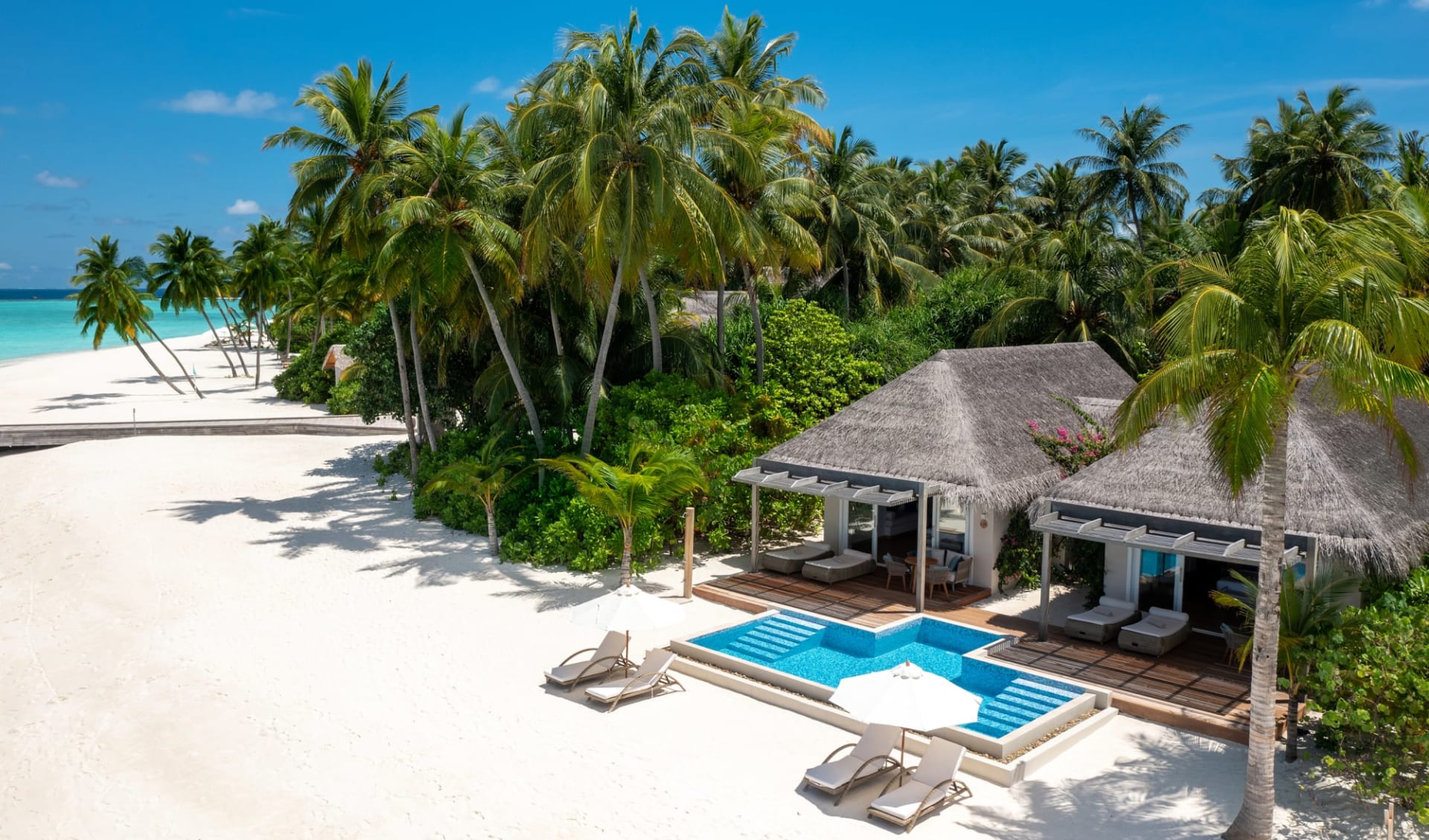 Baglioni Resort Maldives in Dhaalu-Atoll:  2 Bedroom Family Beach Villa Pool