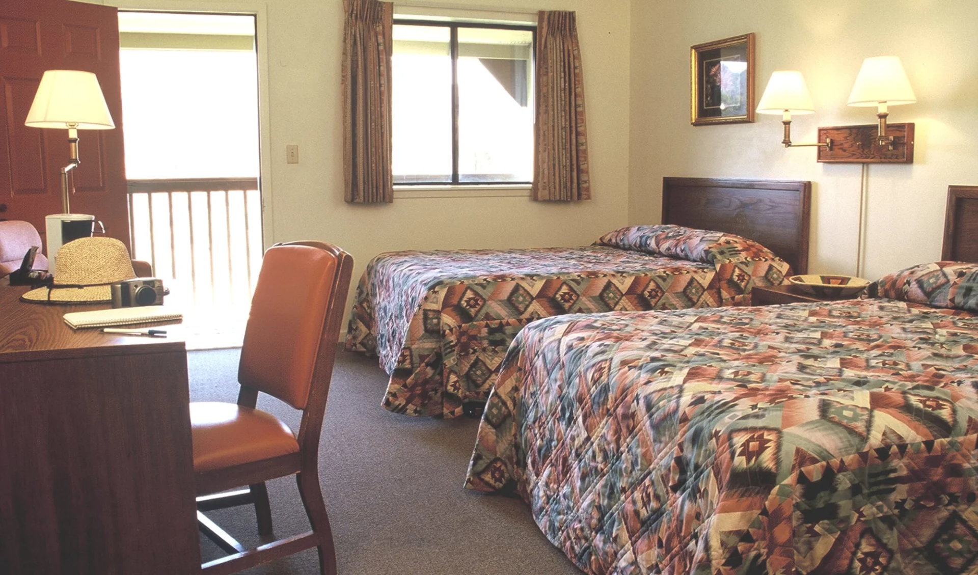 Chisos Mountain Lodge in Big Bend National  Park:  Chisos Mountain Lodge - Room with two doubles 