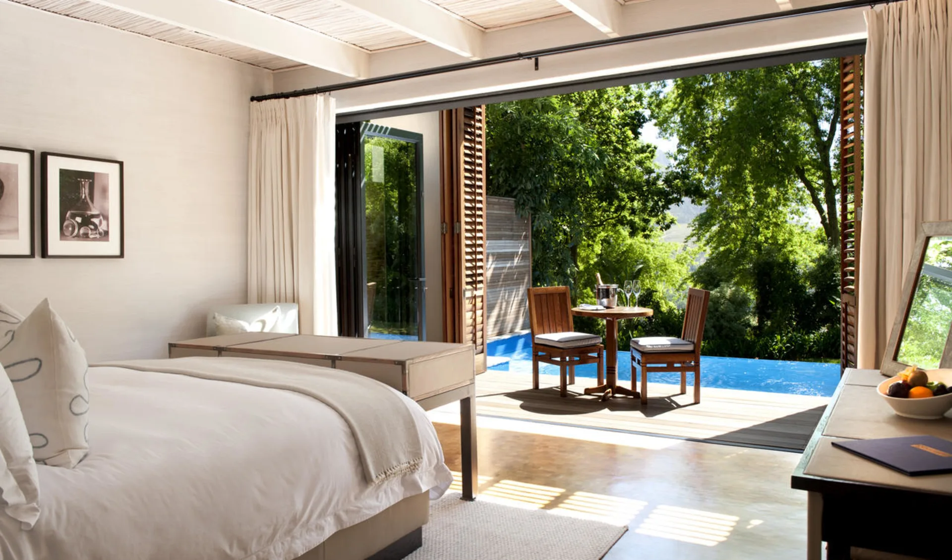 Delaire Graff Estate in Stellenbosch:  Delaire Graff Estate - Deluxe Hotelzimmer