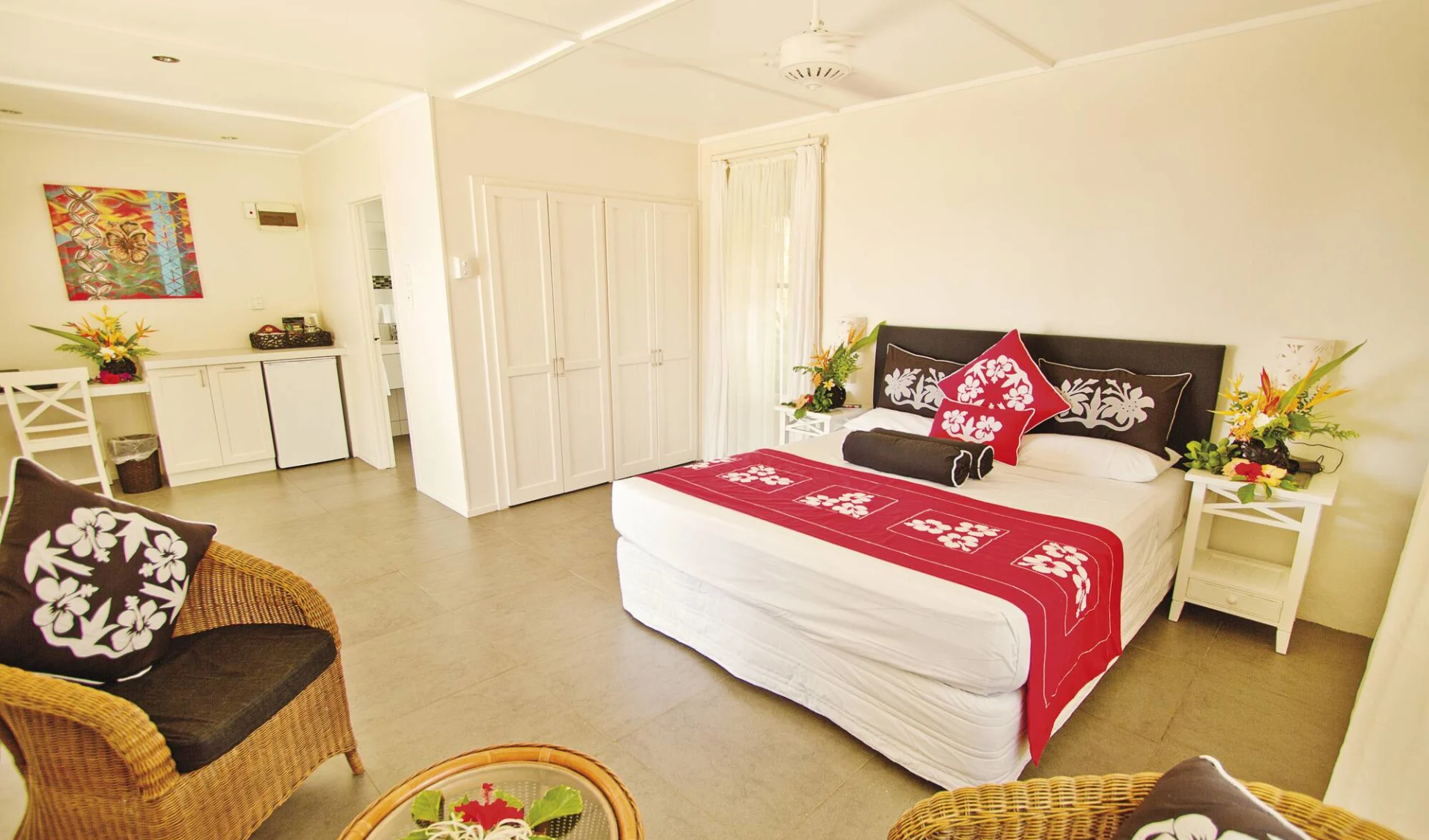 Manuia Beach Resort in Rarotonga:  Manuia Beach Hotel - Premium Garden Suite