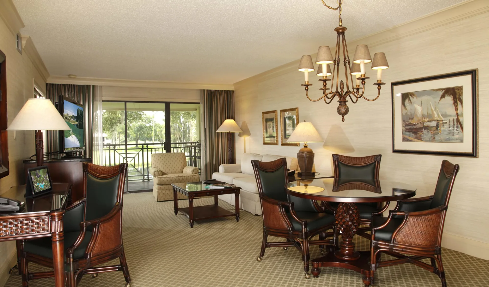 Saddlebrook Resort Tampa:  Salamander Spa & Golf Resort Innsibrook - Wohnzimmer des Doppelzimmers