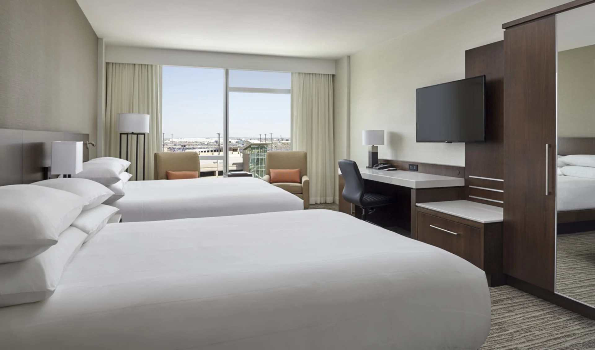 Calgary Airport Marriott In-Terminal Hotel: Standard Zimmer
