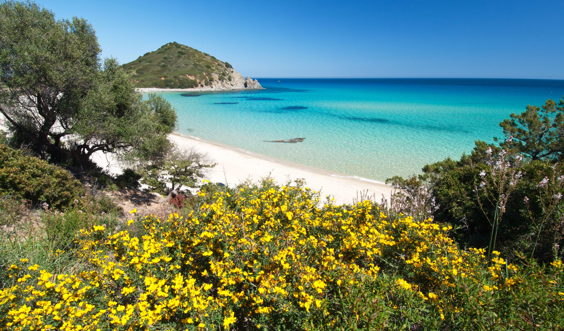 Badeferien im La Villa del Re ab Südsardinien: Sardinien_Castiadas_Strand_