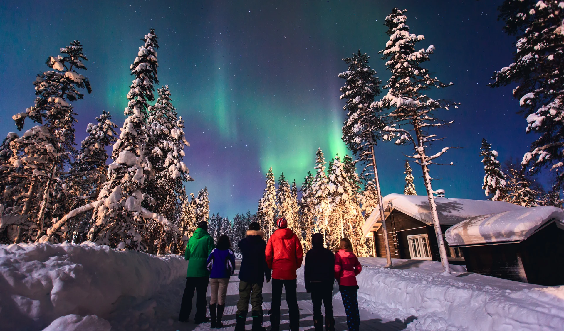 Reisen mit Kindern, Nordlicht, Lappland