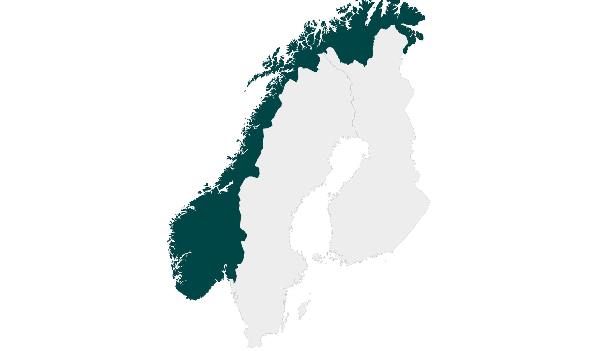 Karte Mietwagenrundreisen Norwegen