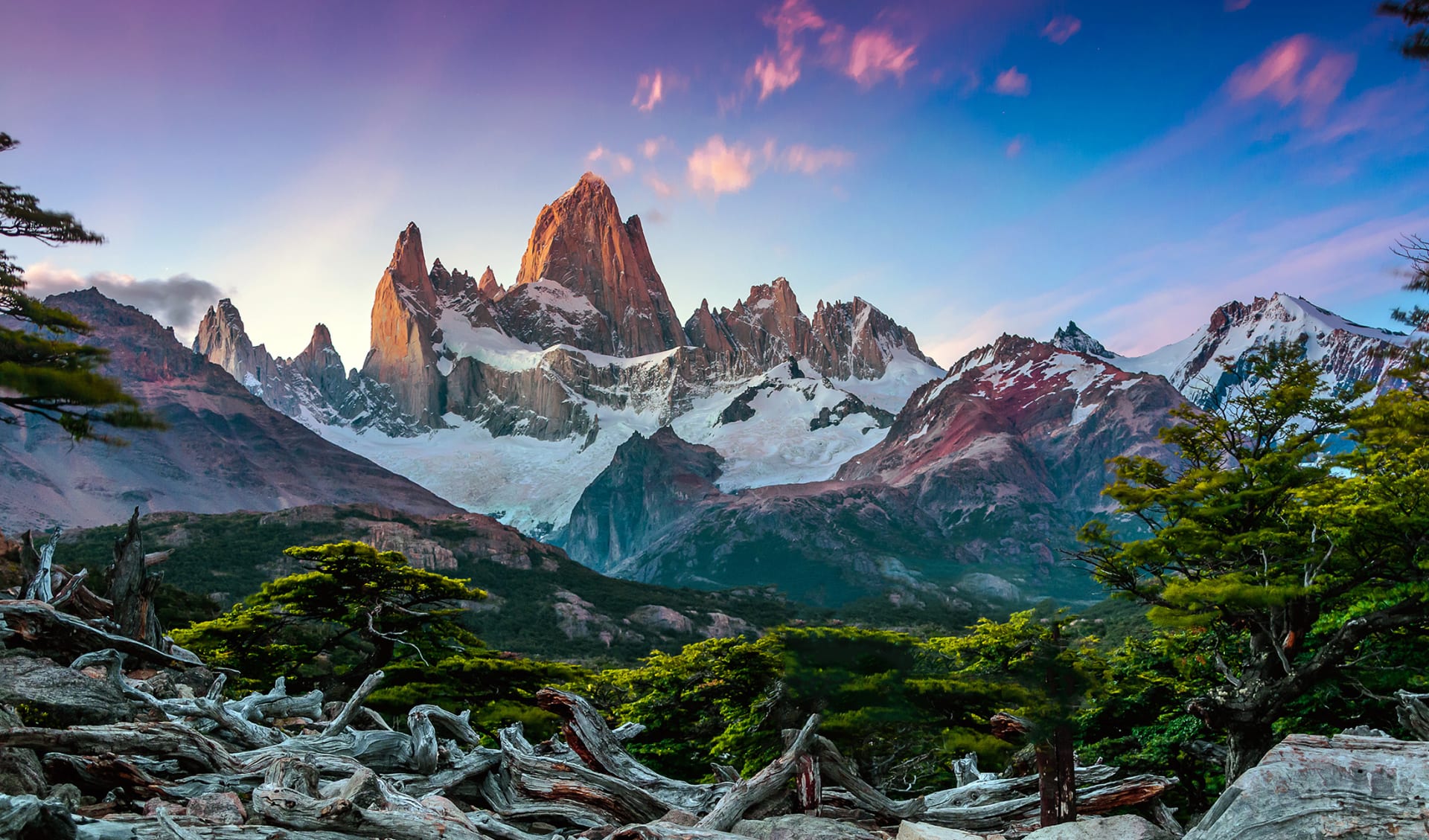 Fitz Roy Berg, Argentinien