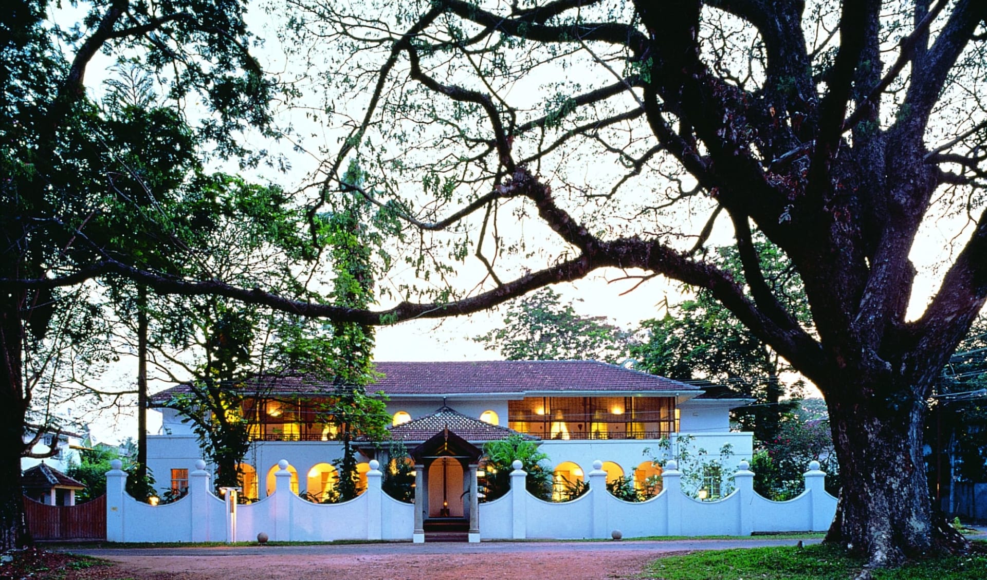 The Malabar House in Kochi: the malabar house at night