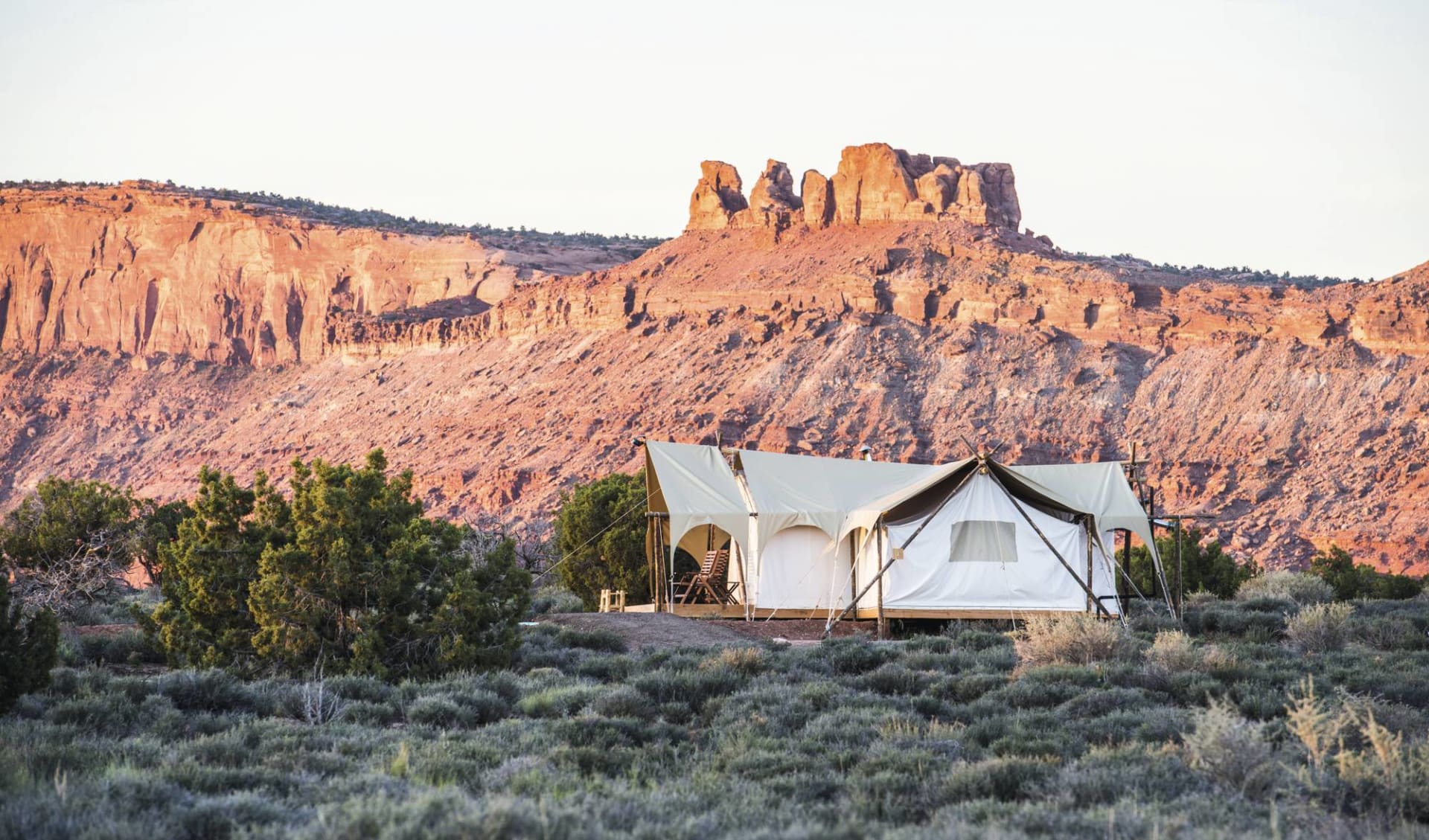 Under Canvas Arches & Canyonlands in Moab: Under Canvas Moab - Aussenansicht