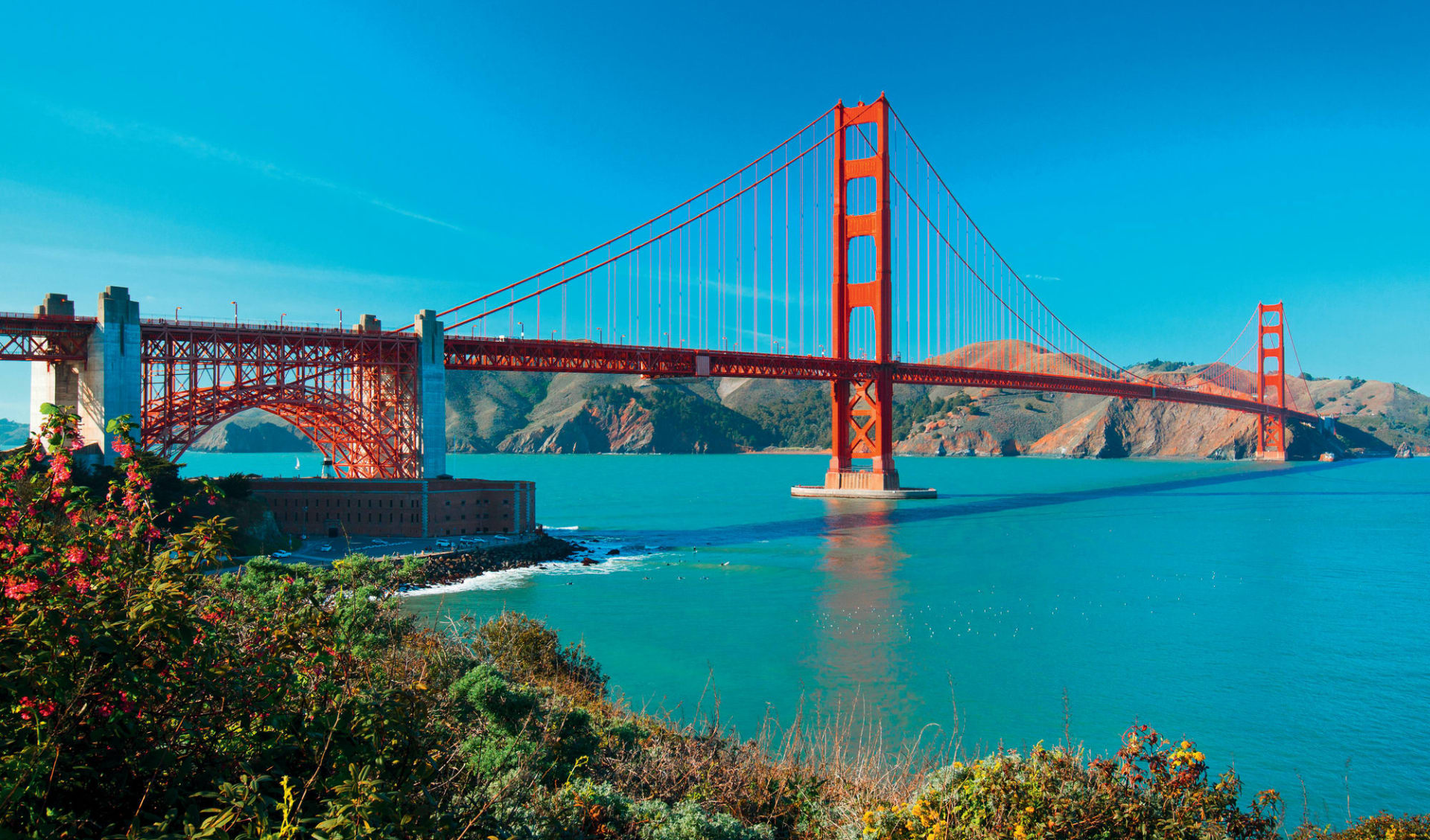 Der Goldene Westen ab Los Angeles: Golden Gate Bridge