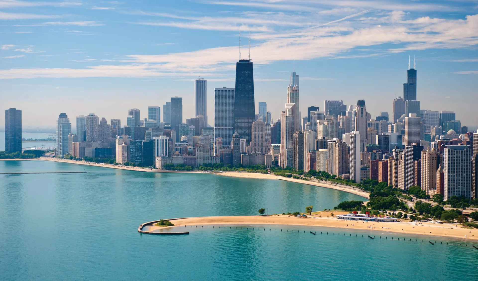 Individuelle Bahnreise – City of New Orleans ab Chicago: USA - Illinois - Chicago North Avenue Beach