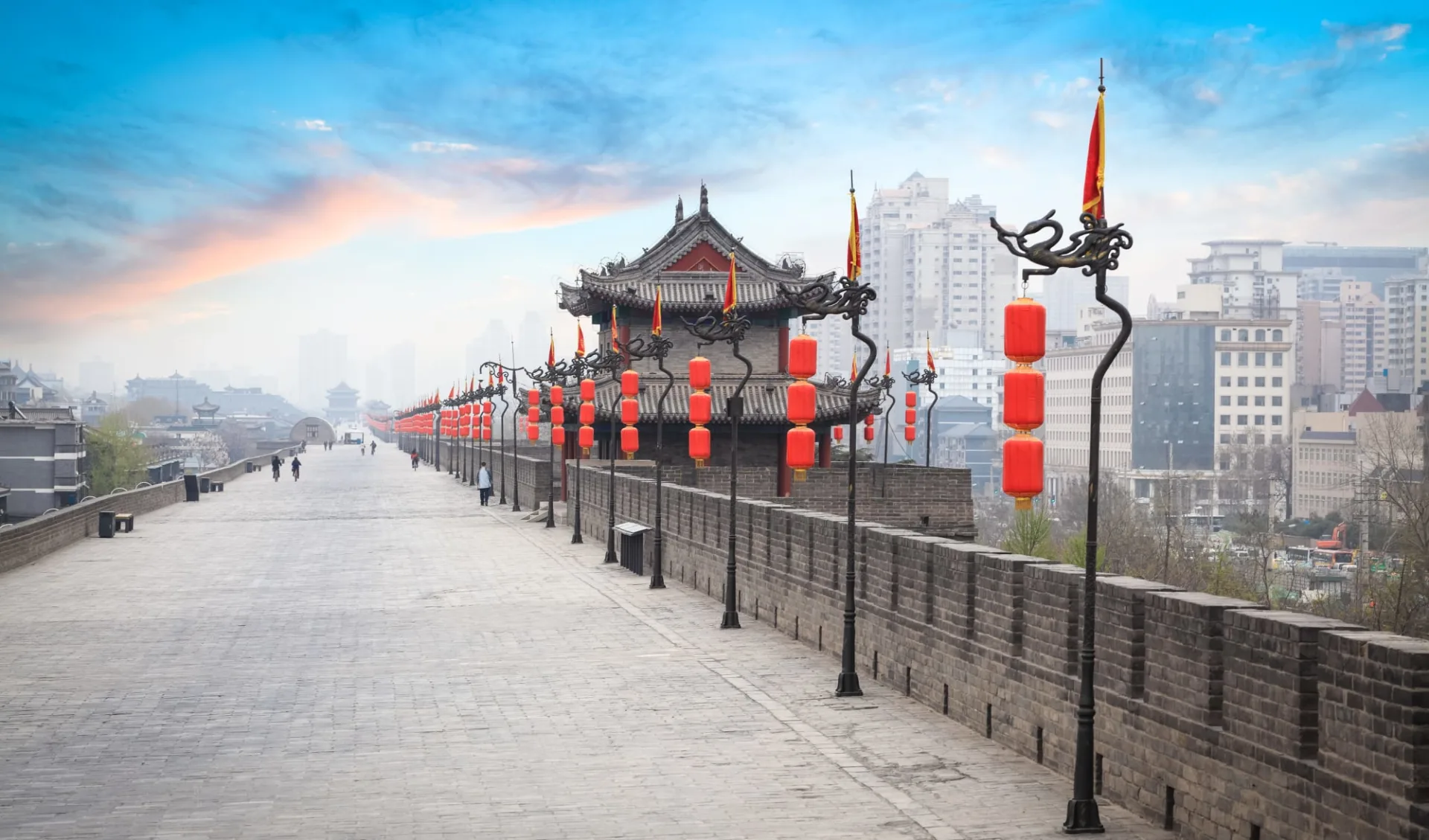 China für Geniesser mit Luxus-Kreuzfahrt auf dem Yangtze ab Peking: Xian Ancient City Wall