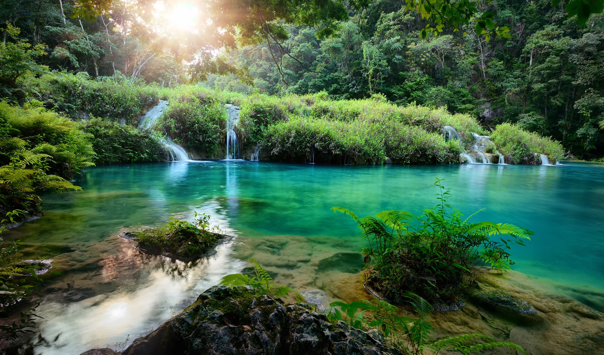 Nationalpark Cascades in Guatemala