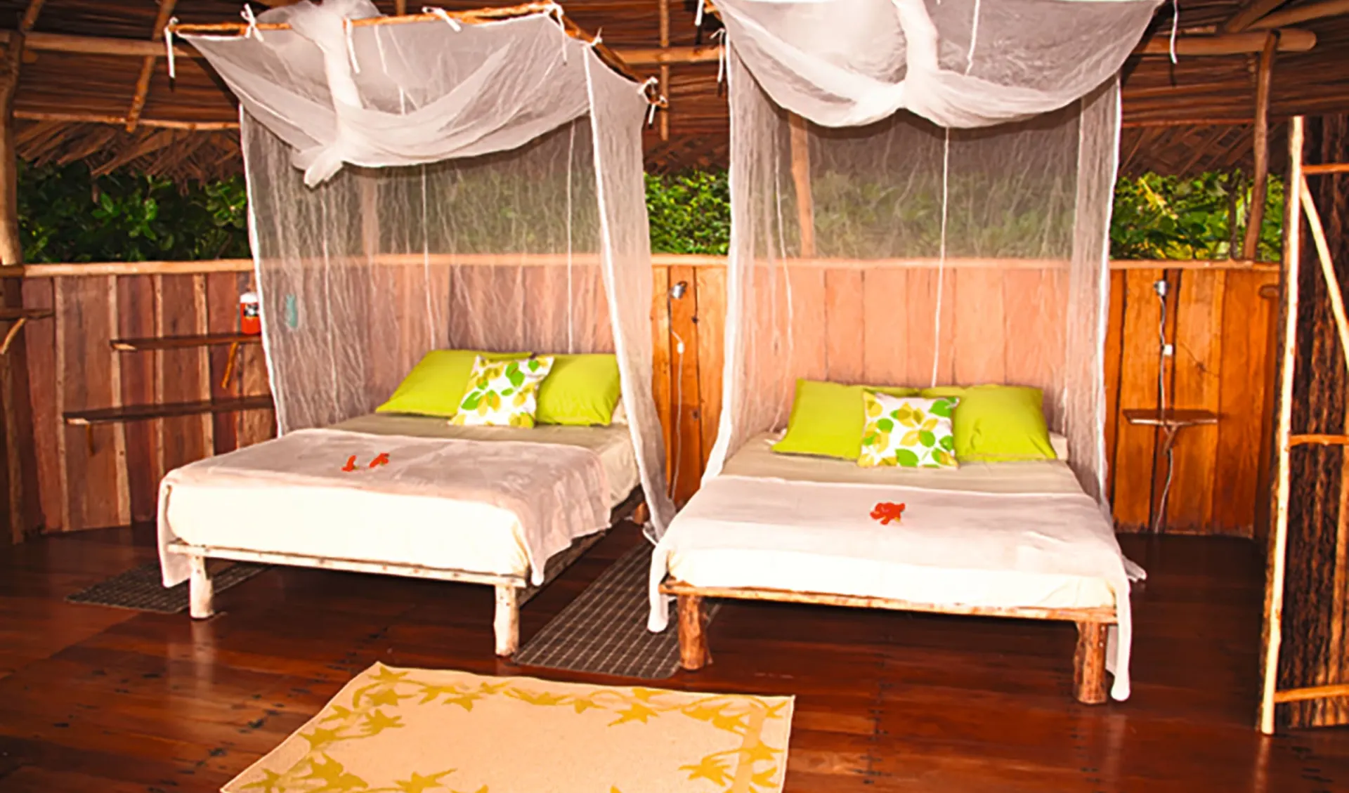 Al Natural Resort in Isla Bastimentos: zimmer al natural resort twinbed zimmer