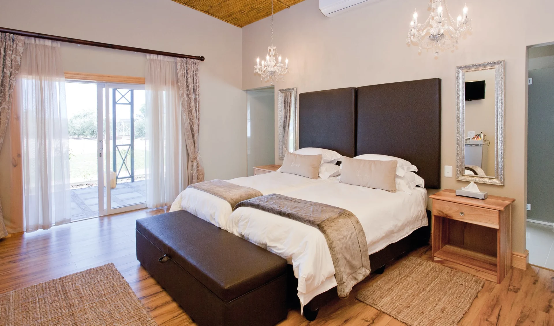 Surval Boutique Olive Estate in Oudtshoorn: zimmer Surval Boutique Olive Estate - Zimmer mit Bett