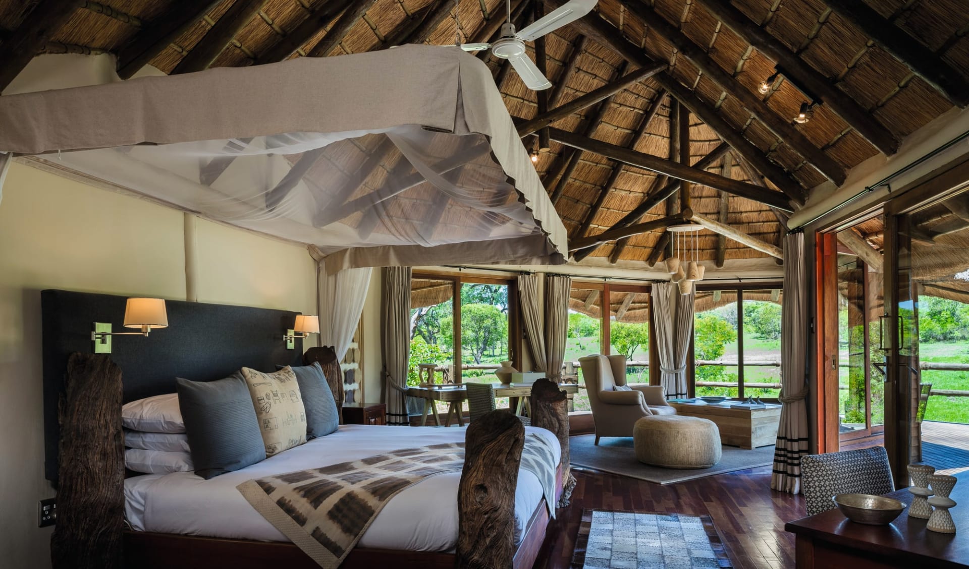 Ulusaba Safari Lodge in Sabi Sands: zimmer Ulusaba Private Game Reserve Safari Lodge River Room