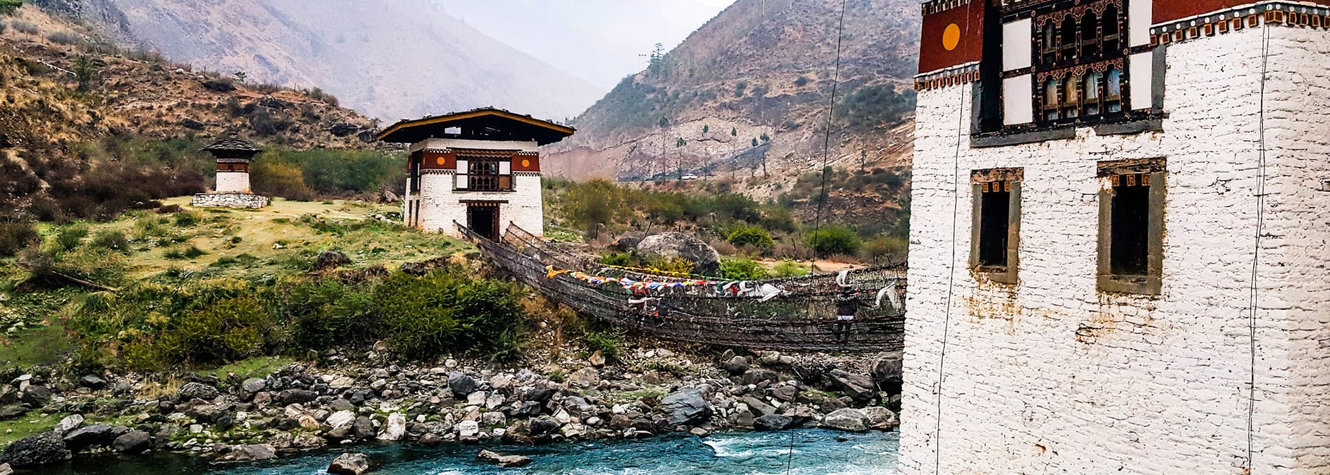 Dzong in Paro, Bhutan