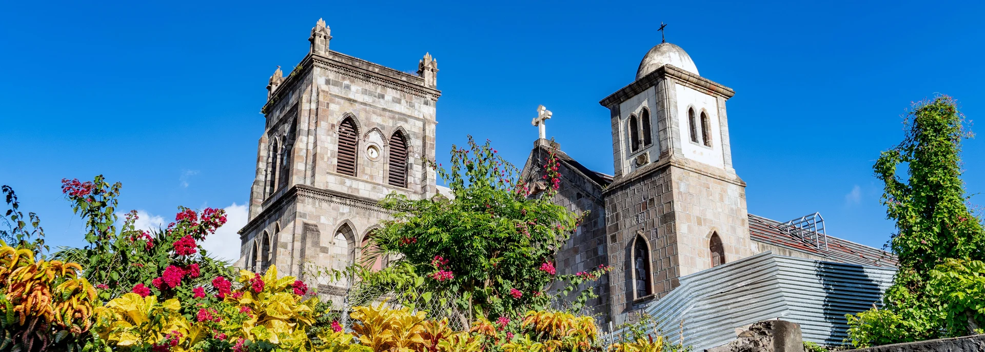 Roseau Kirche, Dominica, Karibik